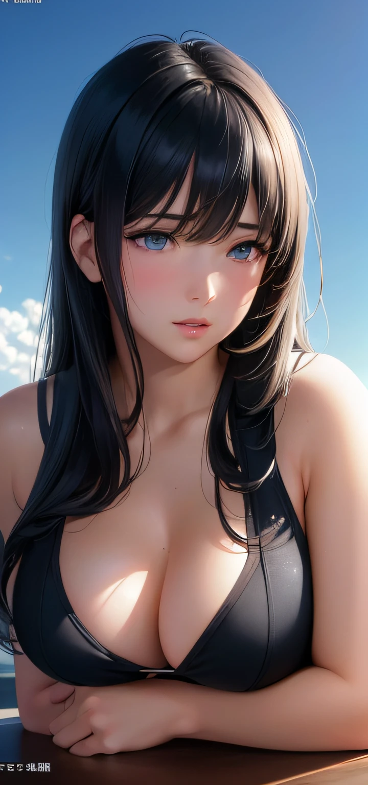 ((Ultra High Resolution, Realistic, Realistic, Best Quality, Realistic)), ((8K, Original Photo, Best Quality, Masterpiece)), NSFW, (Photon Mapping, Teleportion, Physically Based Rendering, Auto White Balance), ((Akiba Tono))), (University), (Tsundere, Bodybuilding), ((Overall View)), ((Official Art)), Sense of Technology, Top Quality, Masterpiece, Illustration, CG, Unity, Wallpaper, Amazing, Fine Detail, Very Delicate Beautiful, Very Detailed, Sharp Focus , rich background, sideways looking ahead, (real person, photo), (highly detailed skin, visible pores))), ((side face close-up))), ((breasts)), (sky blue eyes), (long, shiny black hair, full buttocks), (condescending face),