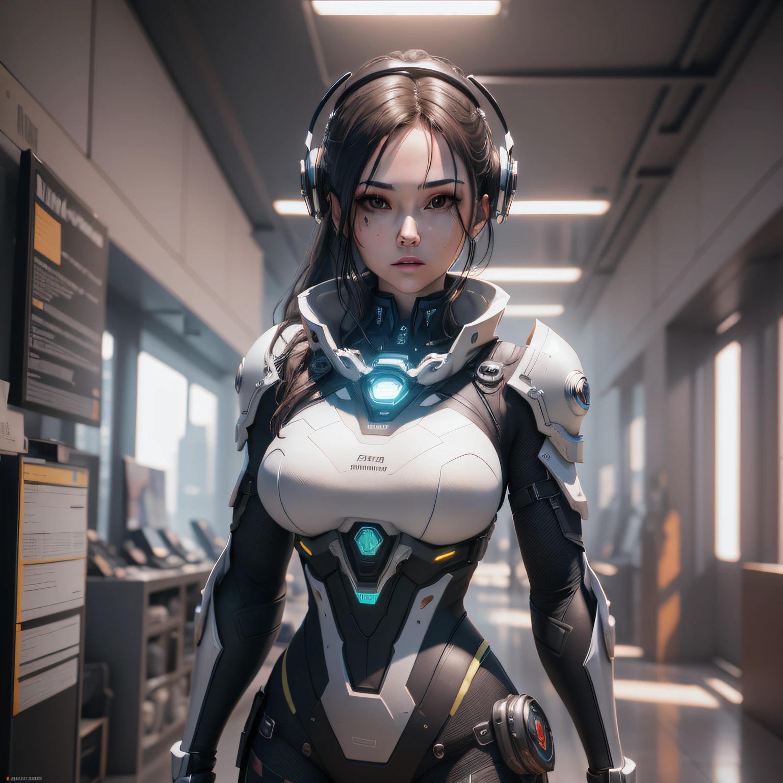 ((Best quality)), ((masterpiece)), (detailed:1.4), 3D, an image of a beautiful cyberpunk female,HDR (High Dynamic Range),Ray Tracing,NVIDIA RTX,Super-Resolution,Unreal 5,Subsurface scattering,PBR Texturing,Post-processing,Anisotropic Filtering,Depth-of-field,Maximum clarity and sharpness,Multi-layered textures,Albedo and Specular maps,Surface shading,Accurate simulation of light-material interaction,Perfect proportions,Octane Render,Two-tone lighting,Wide aperture,Low ISO,White balance,Rule of thirds,8K RAW,