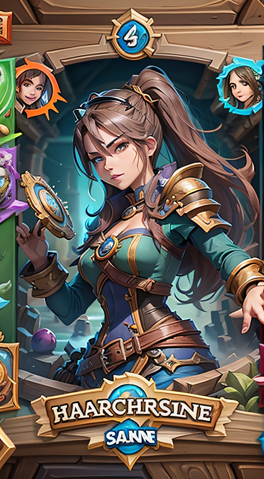 Hearthstone contains a poster including heroes --auto --s2