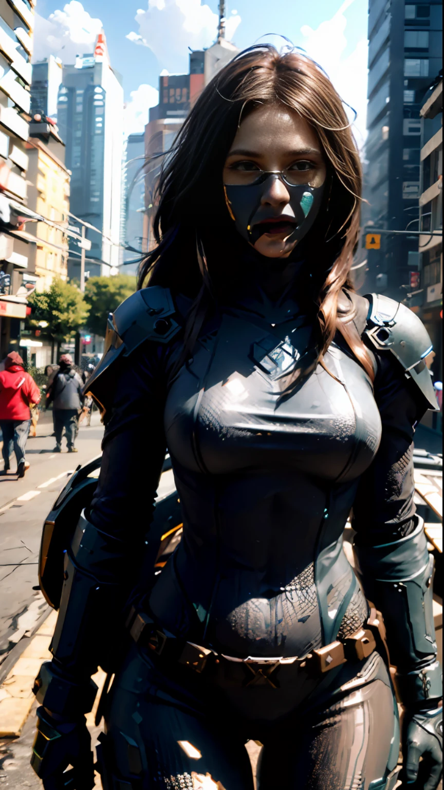 Scales, sea art - robot
Super score
17:25:38
(best quality)), ((masterpiece)), ((realistic)), (detailed), (realistic:1.5), a futuristic girl, (thick body), lights on armor, cybernetic headdress, looking at the audience, dynamic pose, post-apocalyptic, destroyed city background, buildings on fire, science fiction, HDR, ray tracing, nvidia rtx, super resolution, unreal 5, subsurface scattering, PBR texture, post-processing, anisotropic filtering, depth of field, maximum sharpness and sharpness, Rule of Thirds, 8K Primordial, (Glow Particle: 1.4), (Very Detailed CG, Unity 8K Wallpaper, 3D, Cinematic Lighting, Lens Glow), Reflection, Sharp Focus, Cyberpunk Art, Cyberpunk Architecture, Portrait of Futuristic Robot, Futuristic Armor with Futuristic Equipment and Helmet, Cyber Armor, Cyber Armor, Robotpunk Futurist Geometry, Cool Mecha Style, Cyber Set, Fractal Cyborg Ninja Background