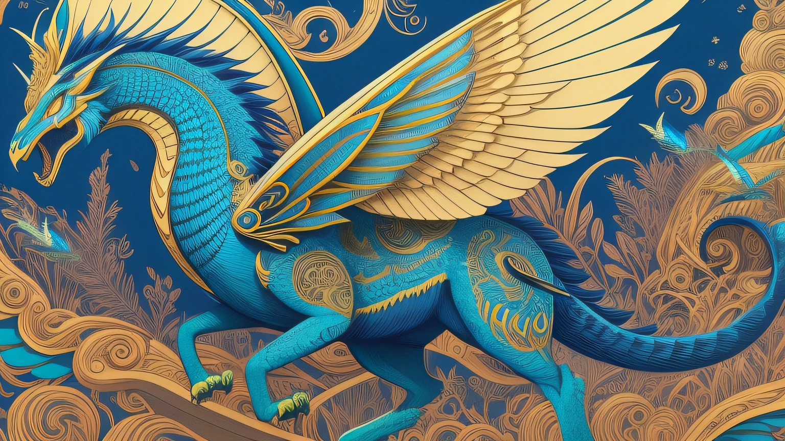 There is a big bird that is flying over a lion, Aaron Horkey style, Aaron Horkey style, highly detailed vector art, flying mythical beasts, highly detailed illustration, highly detailed illustration.", intricate detailed illustration, hyperbeast design, intricate detailed illustration, with wings. ultra-detailed, highly detailed and colorful, detailed digital illustration, highly detailed creature
,illustration of a bug with a large body and a long antenna, hyperbeast design, screentone, color illustration, hyper detail illustration, detailed 2d illustration, full color epic illustration, flies, king of flies, a beautiful art illustration, more detailed illustration, insectoid, colorfull illustration, jen bartel, poster illustration, surreal flat colors
,there is a blue dragon with wings flying in the air, mythical creature, aaron horkey style, highly detailed vector art, a mythical creature, aaron horkey, flying mythical beasts, a beautiful art illustration, mythical creatures, intricate detailed illustration, fantasy creature, detailed intricate illustration, great digital art with details, fenrir, inspired by Nōami, highly detailed illustration