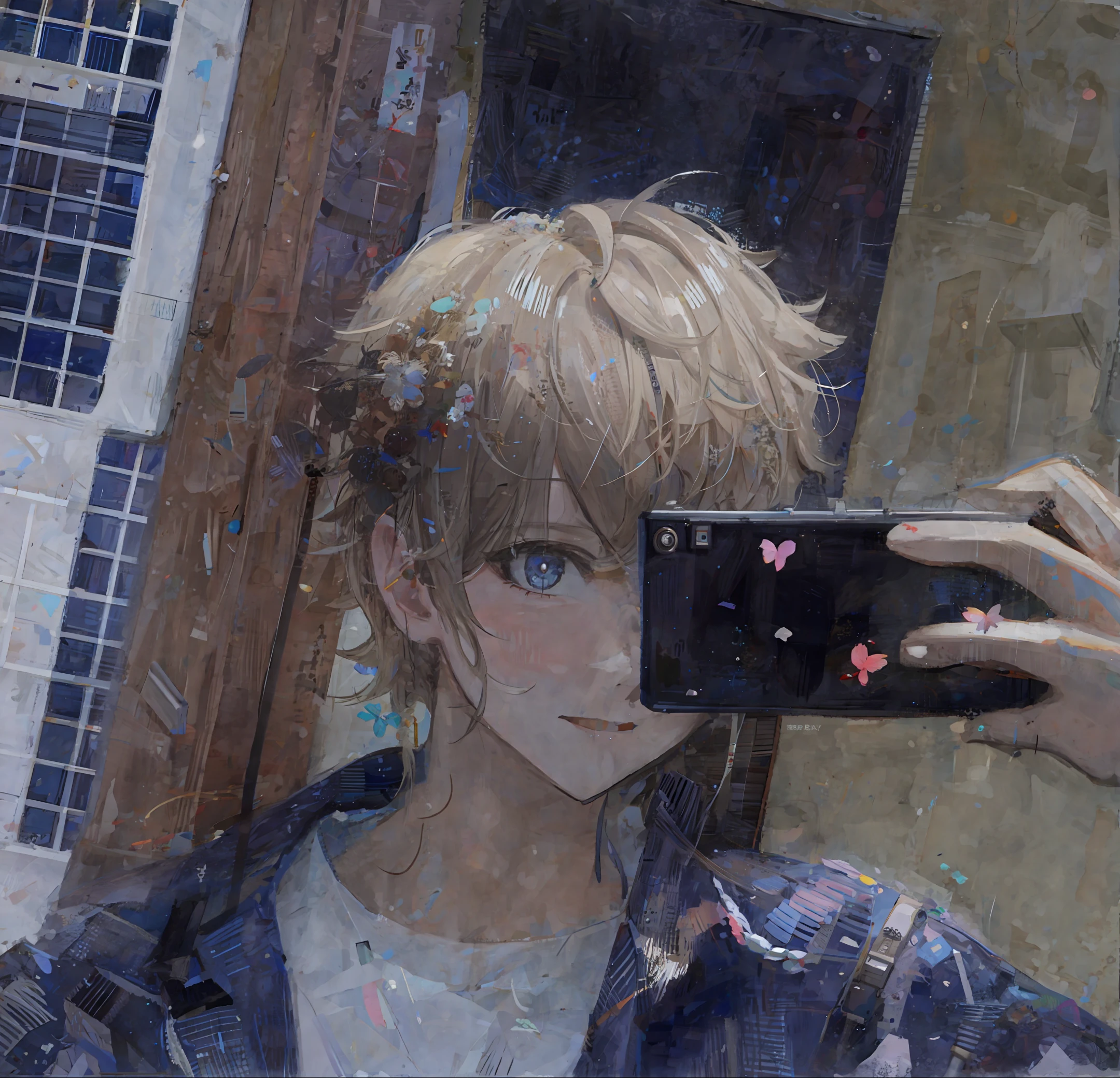 I am a Japan male. I want to make my self-portrait a Kirara-style anime taste.