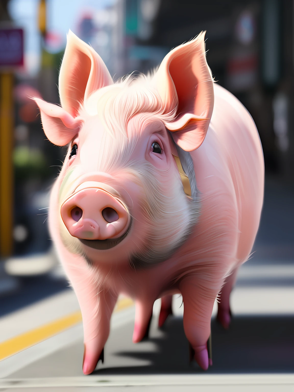 (((multicolored hair, [gray hair]))), ultra-realistic 8k CG, perfect pig face, flawless, clean, masterpiece, professional artwork, famous artwork, movie lights, movie bloom, beautiful face, beautiful eyes, (((perfect pig body, narrow waist))), gorgeous pig, royal, sacred, cute pig, god-like, (in the subway), fantasy, fantastic, unreal, science fiction, (), beautiful clothes, lace, lace decoration, pig hair detail, NSFW, ridiculous pig ears , big pig ears, (rich: 1.4), prestige, luxury, metallic, ice cream, gold, pearl, gemstone, sapphire, ruby, emerald, intricate details, delicate pattern, moe, charming, lonely, absurd, poor, crazy eyes, bristles, earrings, pig's feet, looking at the viewer ((8k, raw photos, highest quality, edge frayed, edges rusty, realistic: 2, masterpiece, super high resolution, CG 8K wallpaper)), physically rendered, centered full body opt-6000