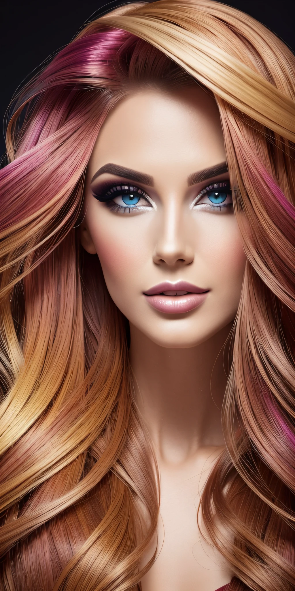 Professional hair and make-up woman High quality and high quality. Clear and correct coloursProfessional hair and make-up woman High quality and high quality. Clear and correct colours
