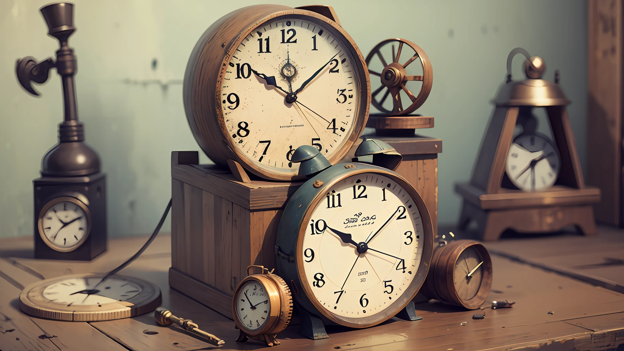 Worn-out clocks --auto --s2