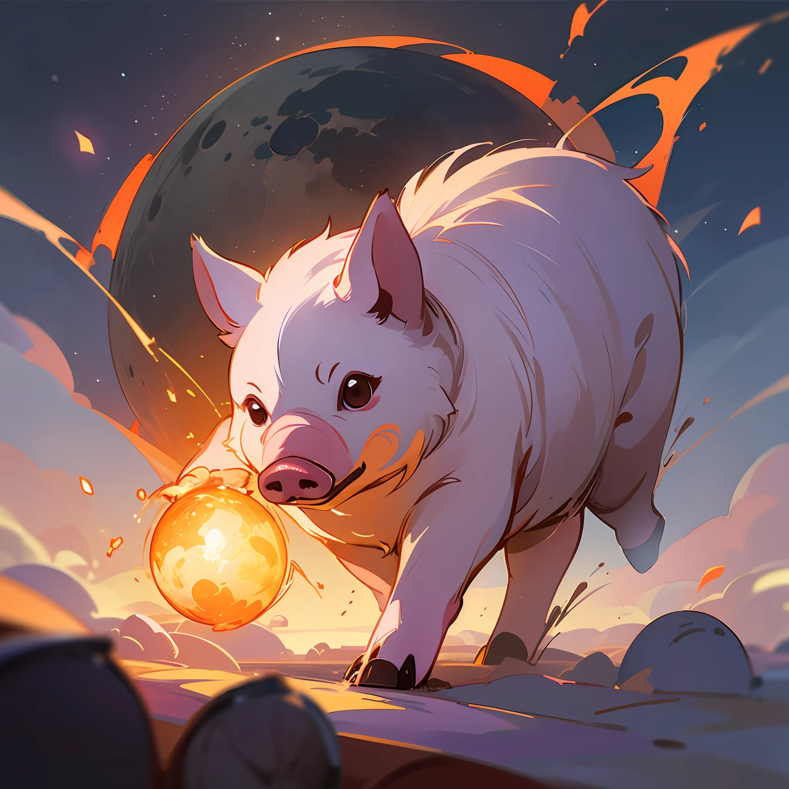 /imagine prompt: watercolor of A pig running on the moon, with a fireball in the background ,pig::10, low angle::6, running::4, moon::9, rule of thirds composition, tilt-shift, Quixel Megascans Render::15, Dramatic light::14, outer space view::11, Dramatic::16, 8K Resolution::10, Gothic cathedral, fIm photography::10, Panoramic Photography --seed 485255 --s 100 --q 2 --c 3 --v 5.1 --auto --s2