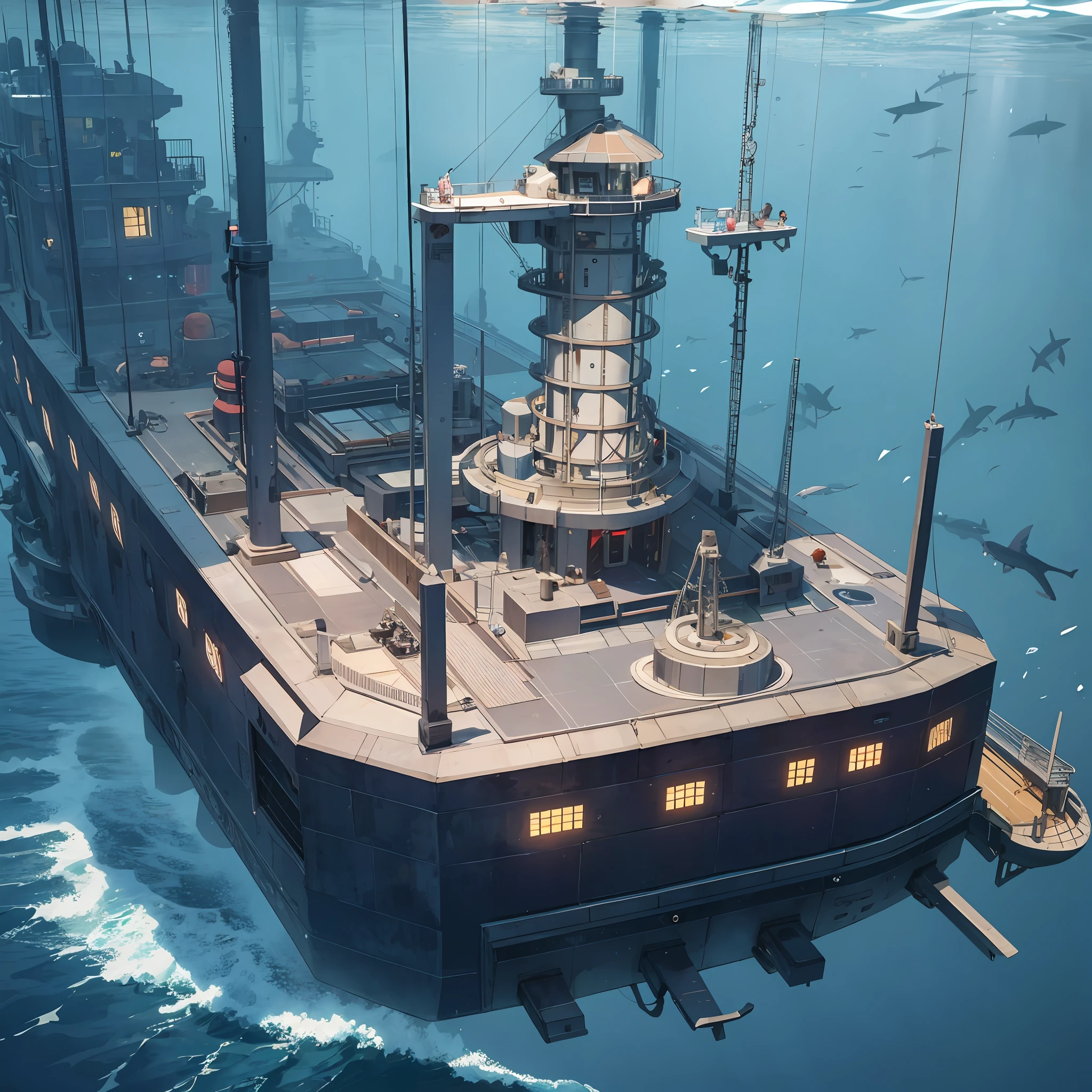 Deep-sea submersible, domineering
