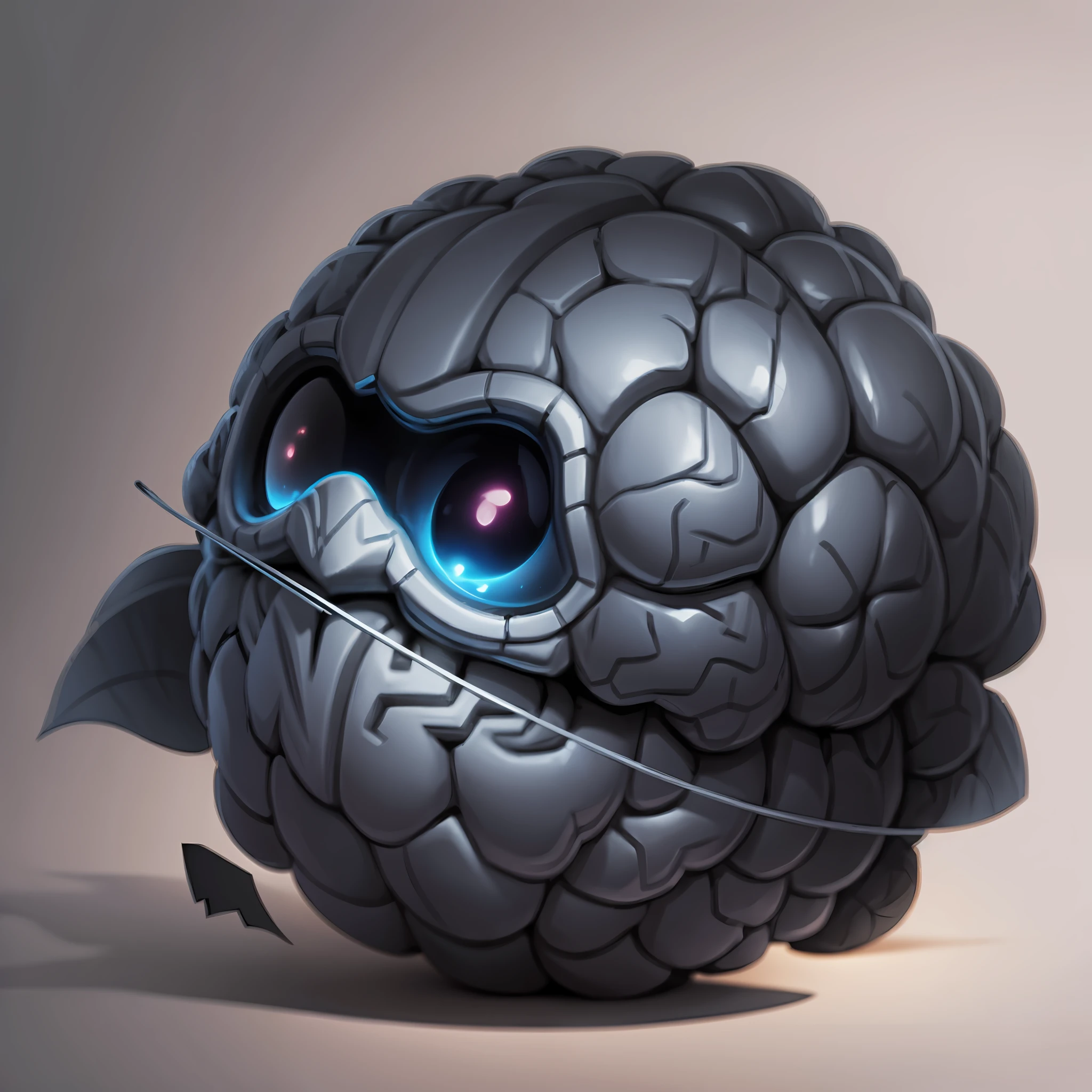 Brain, with black background --auto --s2