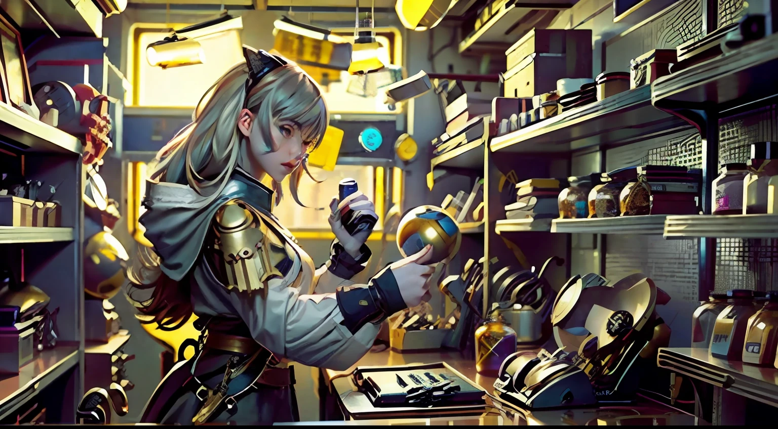 Wen Sheng diagram
17:24:09
/Imagine Tip: A girl doing experiments, mechanical, test tubes in a lab. All kinds of clutter in the lab, the focus is on girls, inventors: :3, precision instruments in hand: :5, golden ratio: :3, full-length shots: :10, Unreal Engine: :15, dramatic light: 14, rake light: :11, dramatic: :16, surreal: :10, neon city: :17, steampunk: :8, kung fu: :5, postmodern photography: :2 --seed 25624 --s 500 --q 2 --c 10 --v 5.1 --auto --s2