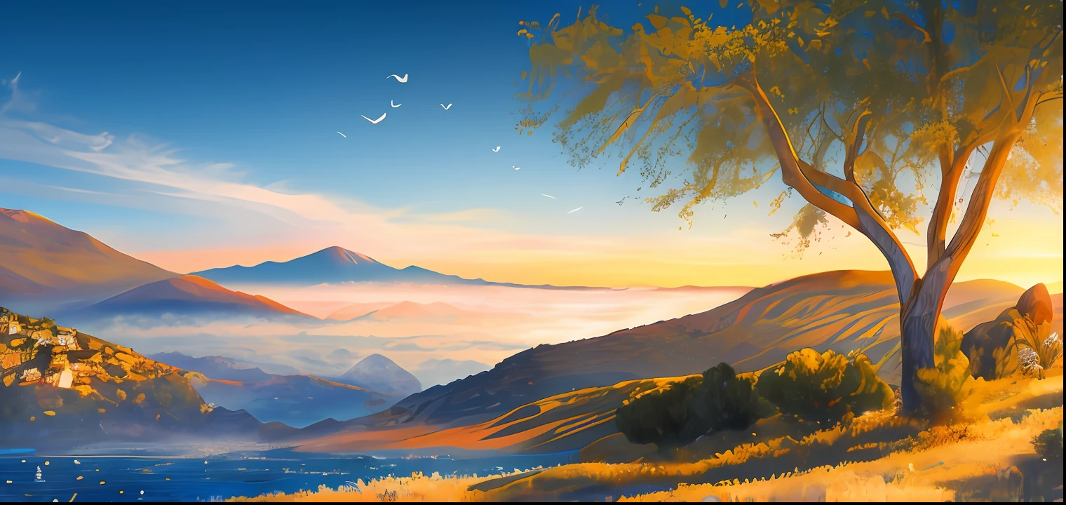 Wallpaper background, iOS with landscapes, SKY, well colored