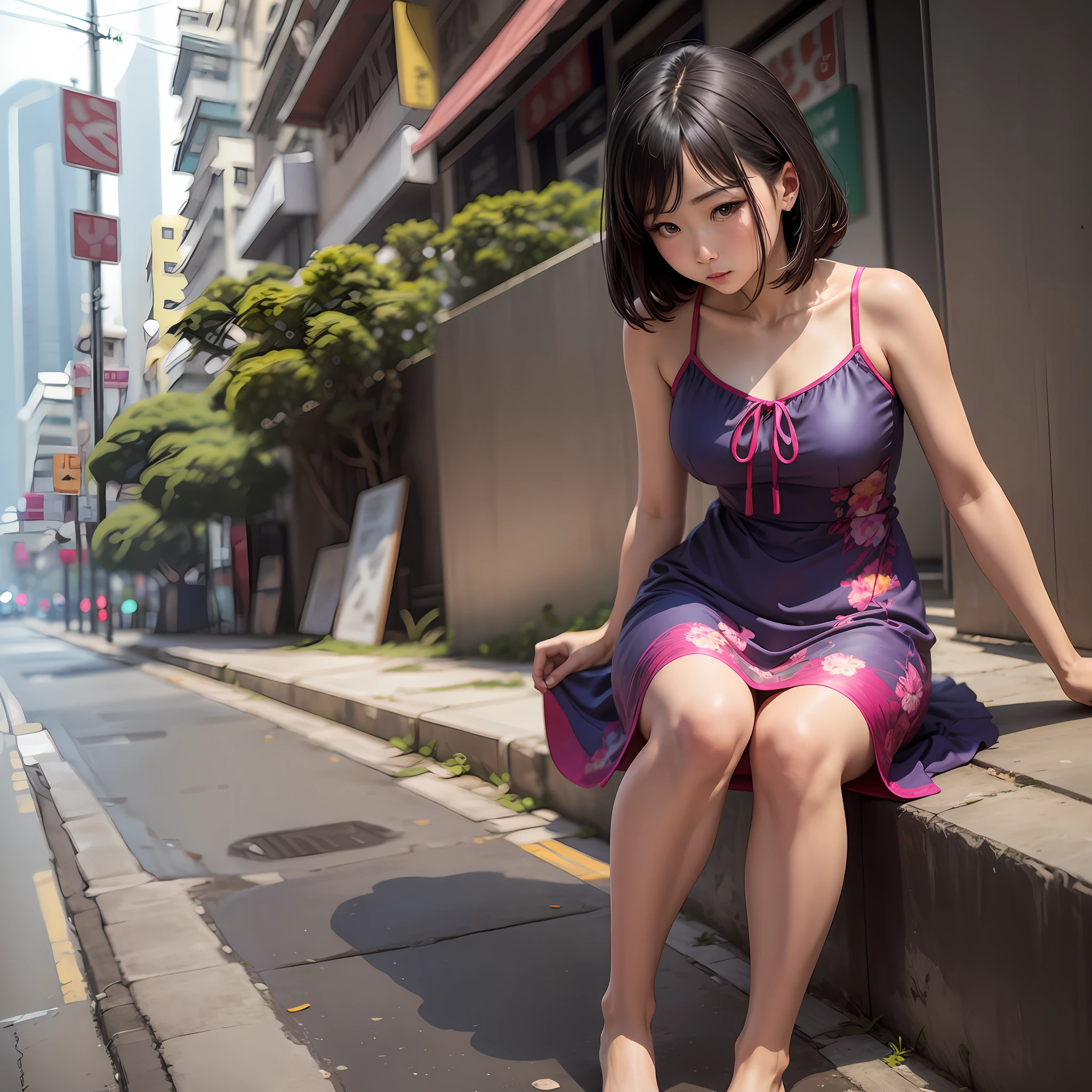Hong Kong style summer dress female model --auto --s2