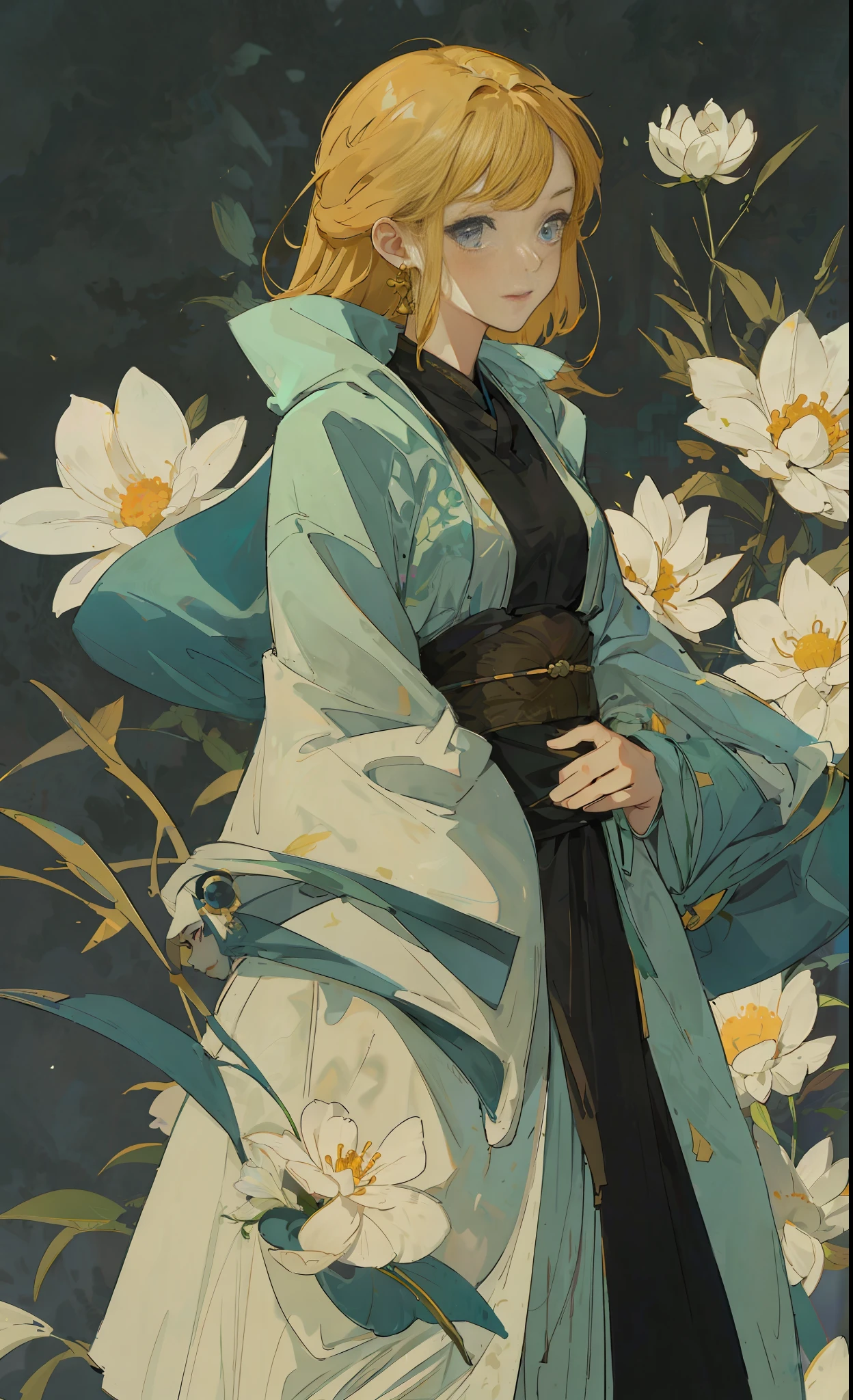 A girl, ancient Chinese costume, whole body, sunshine, clear face, clean white background, masterpiece, super detail, epic composition, ultra HD, high quality, extremely detailed, official art, uniform 8k wallpaper, super detail, 32k