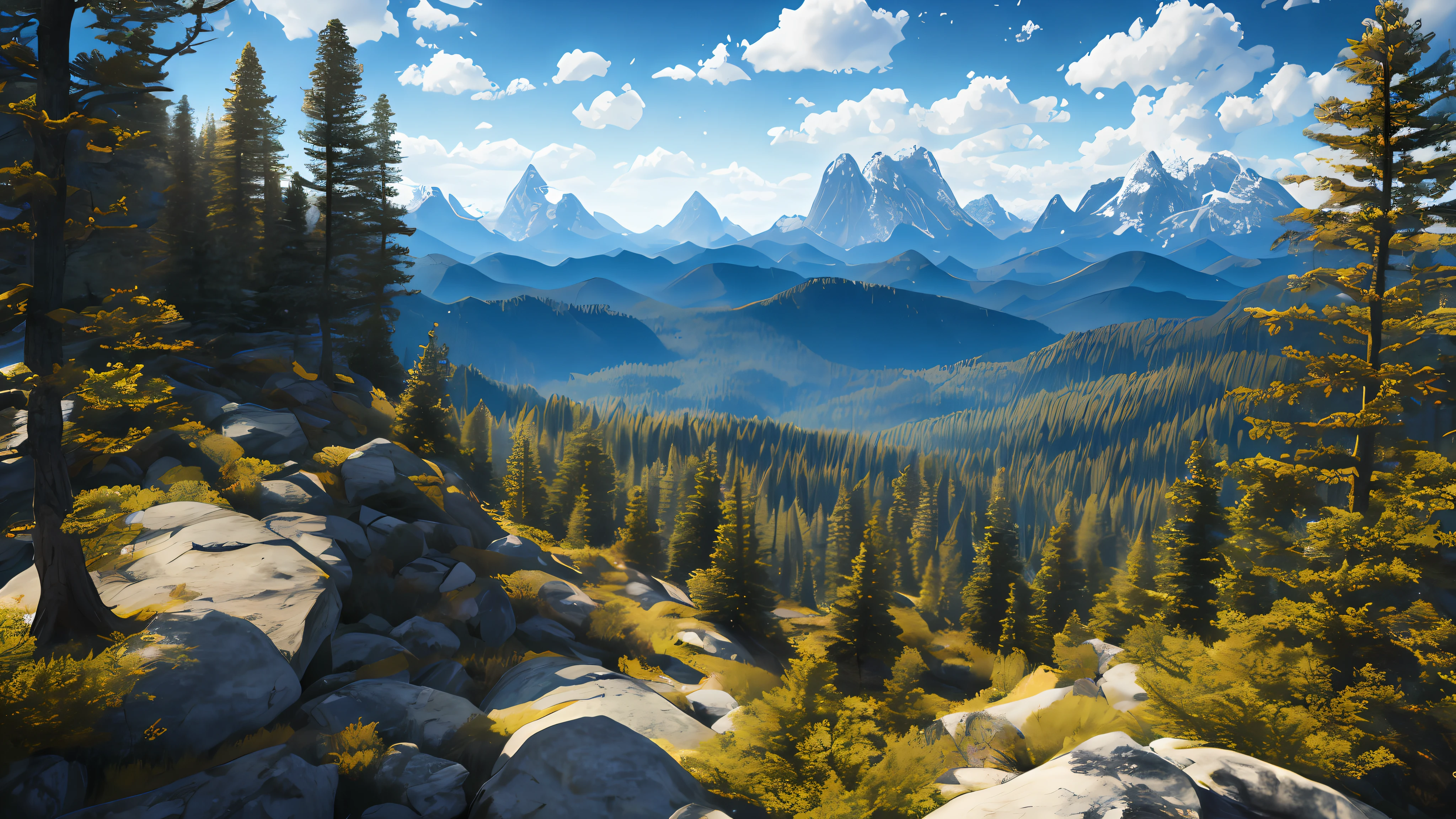 Mountain range with pine trees, masterpiece, best quality, high quality,14000 x 3500 px | 118.5 x 29.6 cm | 46.7 x 11.7 inches 300dpi
highly detailed CG 16k wallpaper unit, HDRI Skydome 34, full 360° infinite panoramic image in HDR, photorealistic, ultra detailed
