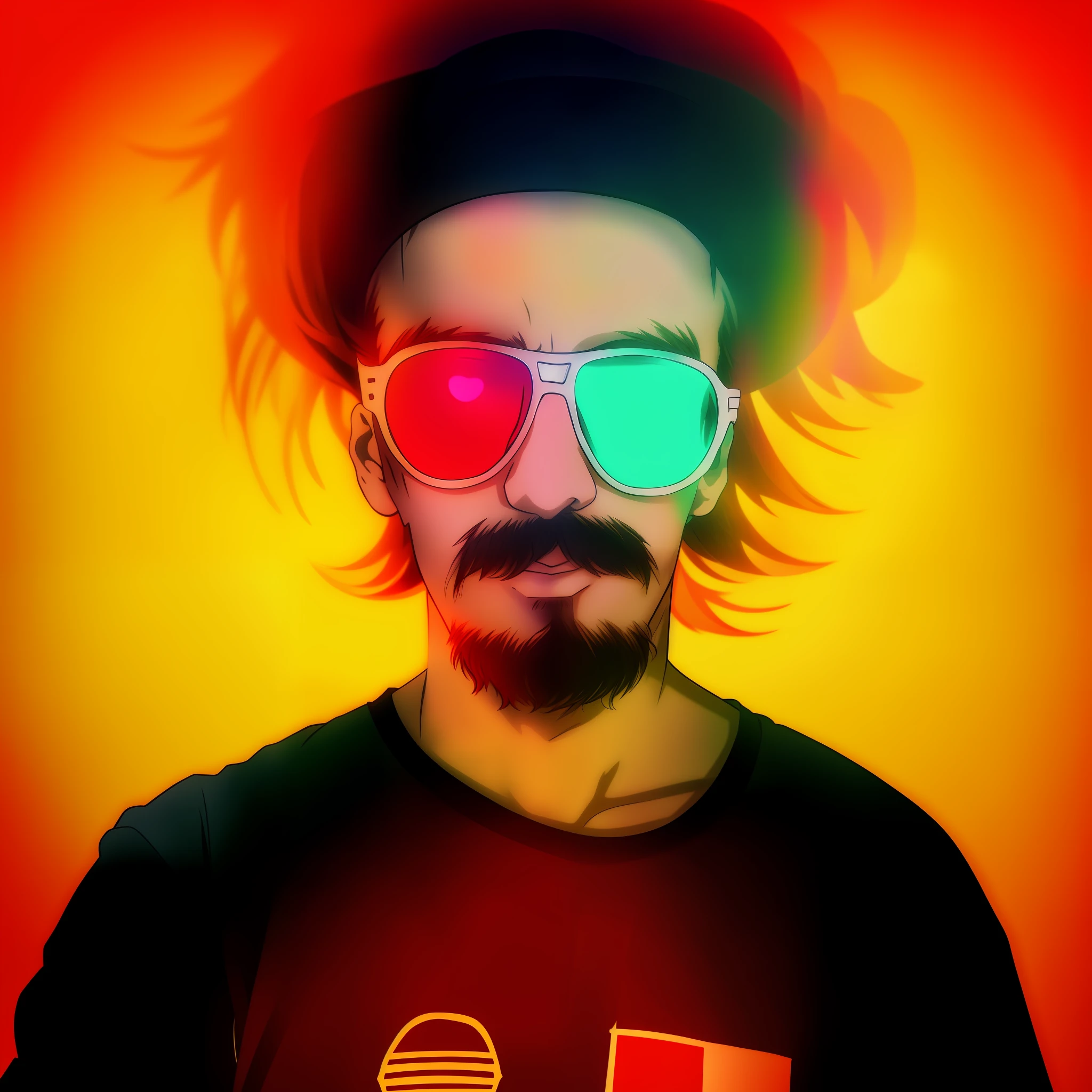Anime style.