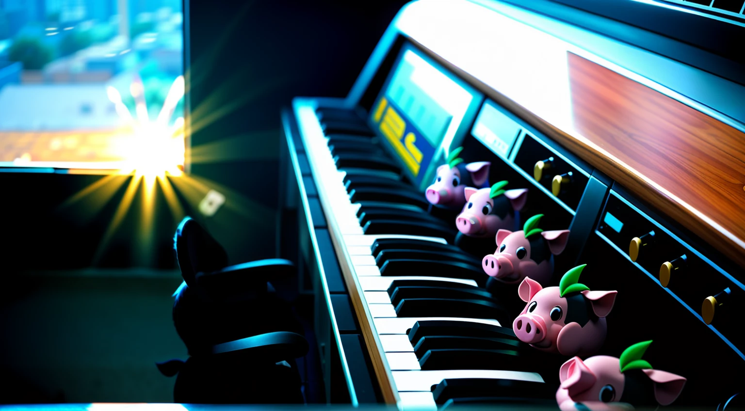 cute cartoon pig