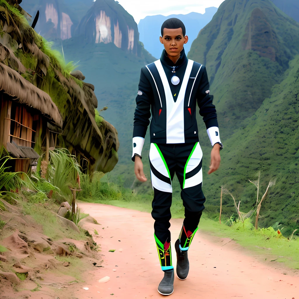 Northeast Vaquejada of Brazil with futuristic style