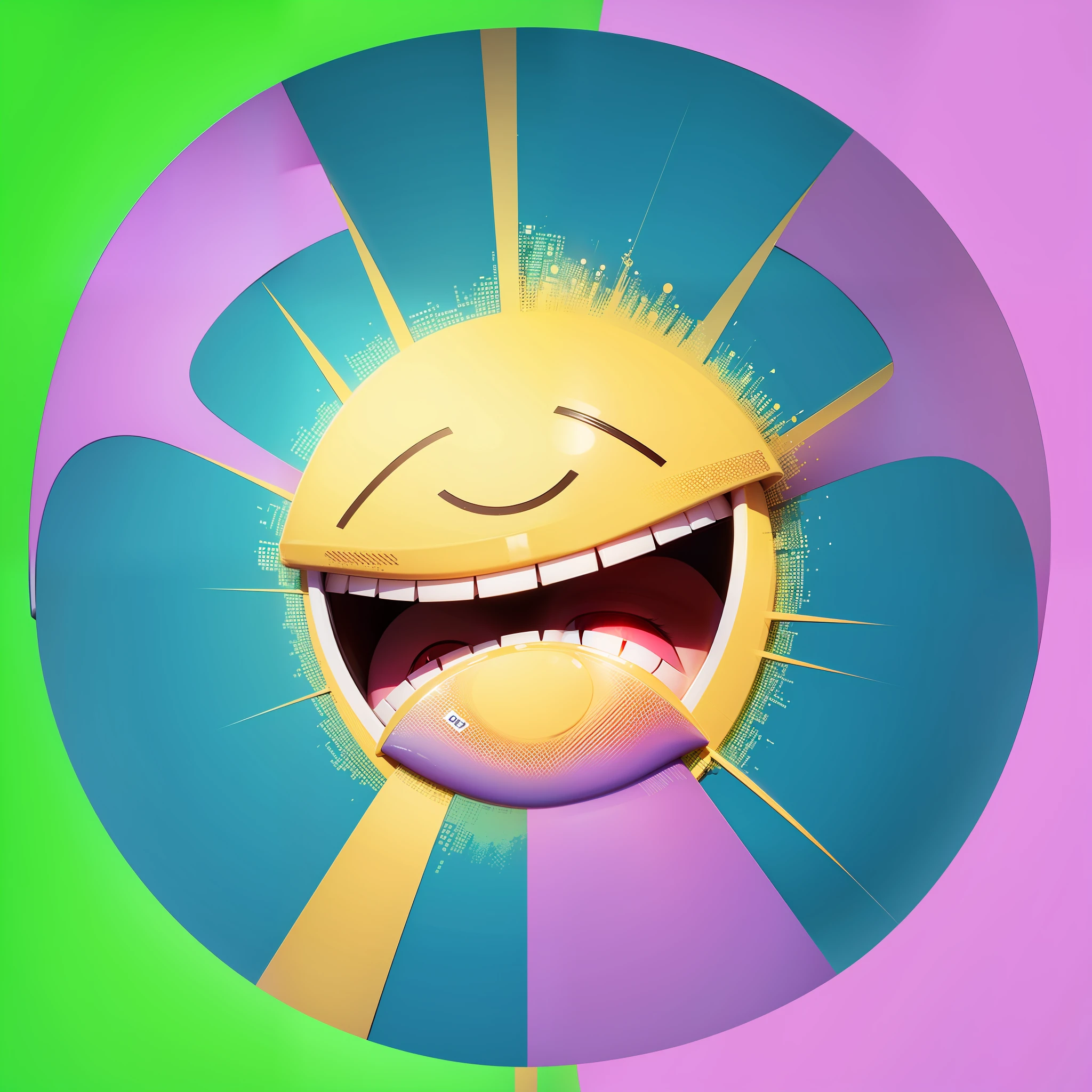 logo for youtube channel that indicates jokes and laughter --auto --s2