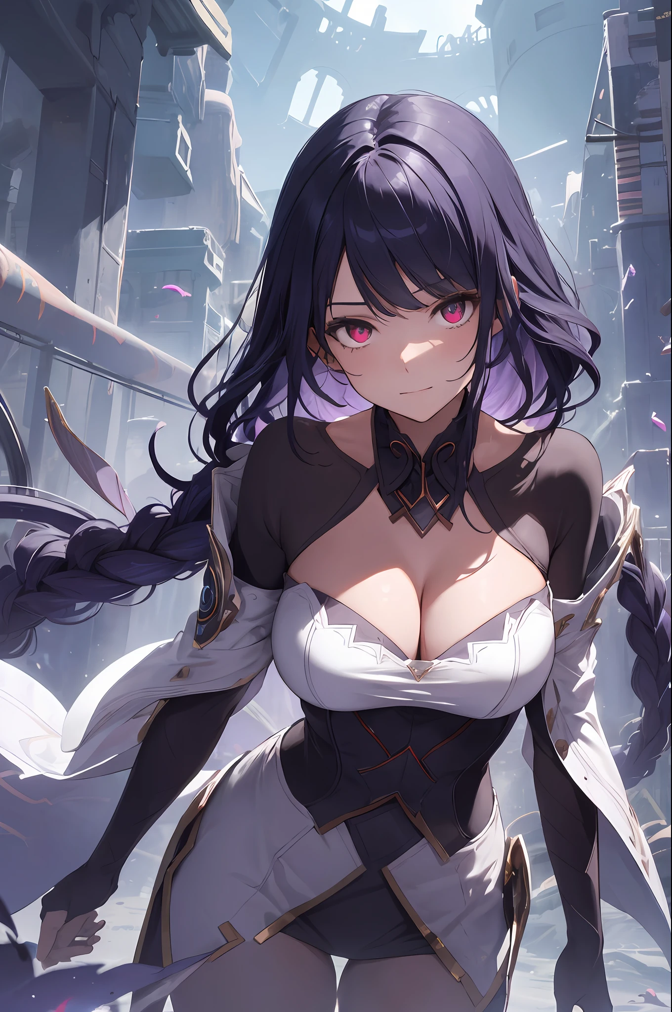 ((white outfit)), revealing, big breasts, young beautiful girl, ultra detailed, official art, unity 8k wallpaper, BREAK, neon lighting, (vibrant glow):1.2, dynamic colors, striking contrast, futuristic vibe, electric energy, reflective surfaces, masterpiece, best quality, ultra-detailed, illustration, 1girl, solo, fantasy, flying, broom, night sky, outdoors, magic, spells, moon, stars, clouds, wind, hair, cape, hat, boots, broomstick, glowing, mysterious, enchanting, whimsical, playful, adventurous, freedom, wonder, imagination, determination, skill, speed, movement, energy, realism, naturalistic, figurative, representational, beauty, fantasy culture, mythology, fairy tales, folklore, legends, witches, wizards, magical creatures, fantasy worlds, composition, scale, foreground, middle ground, background, perspective, light, color, texture, detail, beauty, wonder, adult, 30 years old, loraeyes, pauldrons, magic circle, evil, vampire teeth, 30 years old, adult, magic circle, magic_circle, red_glow, red glow, (masterpiece, best quality, ultra-detailed, best shadow), (detailed background,dark fantasy), (beautiful detailed face), high contrast, (best illumination, an extremely delicate and beautiful), ((cinematic light)), colorful, hyper detail, dramatic light, intricate details, (1 girl, solo,black hair, sharp face,low twintails,red eyes, hair between eyes,dynamic angle, magic circle), blood splatter, swirling black light around the character, depth of field,black light particles,(broken glass),, 30 years old, beautiful girl, ultra detailed, official art, unity 8k wallpaper, BREAK, neon lighting, (vibrant glow):1.2, dynamic colors, striking contrast, futuristic vibe, electric energy, reflective surfaces
