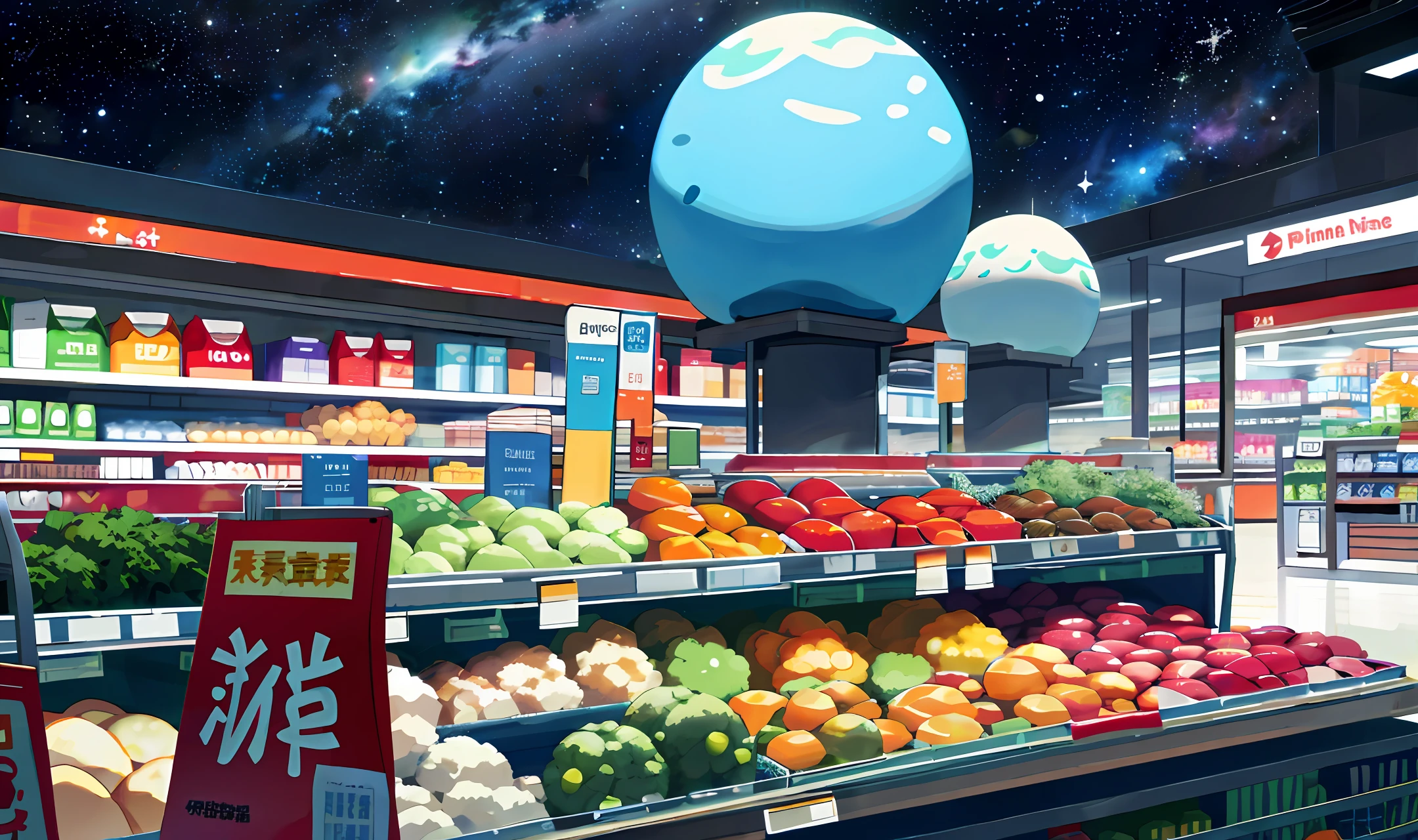Supermarket universe