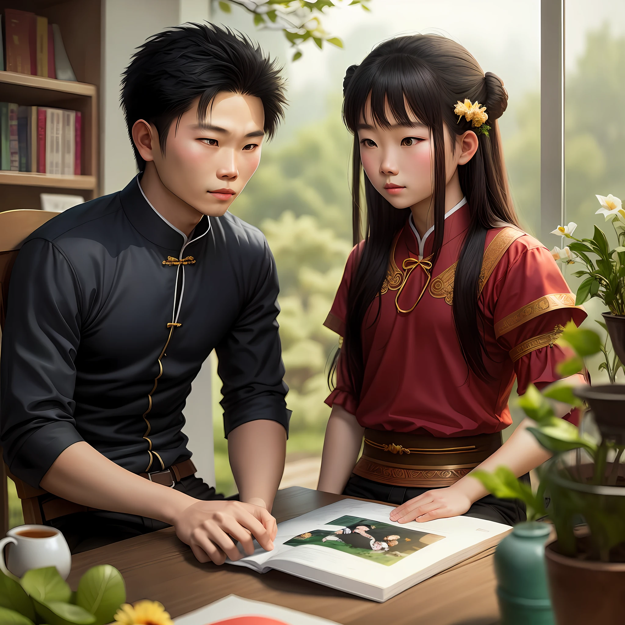 Trung and the girl love