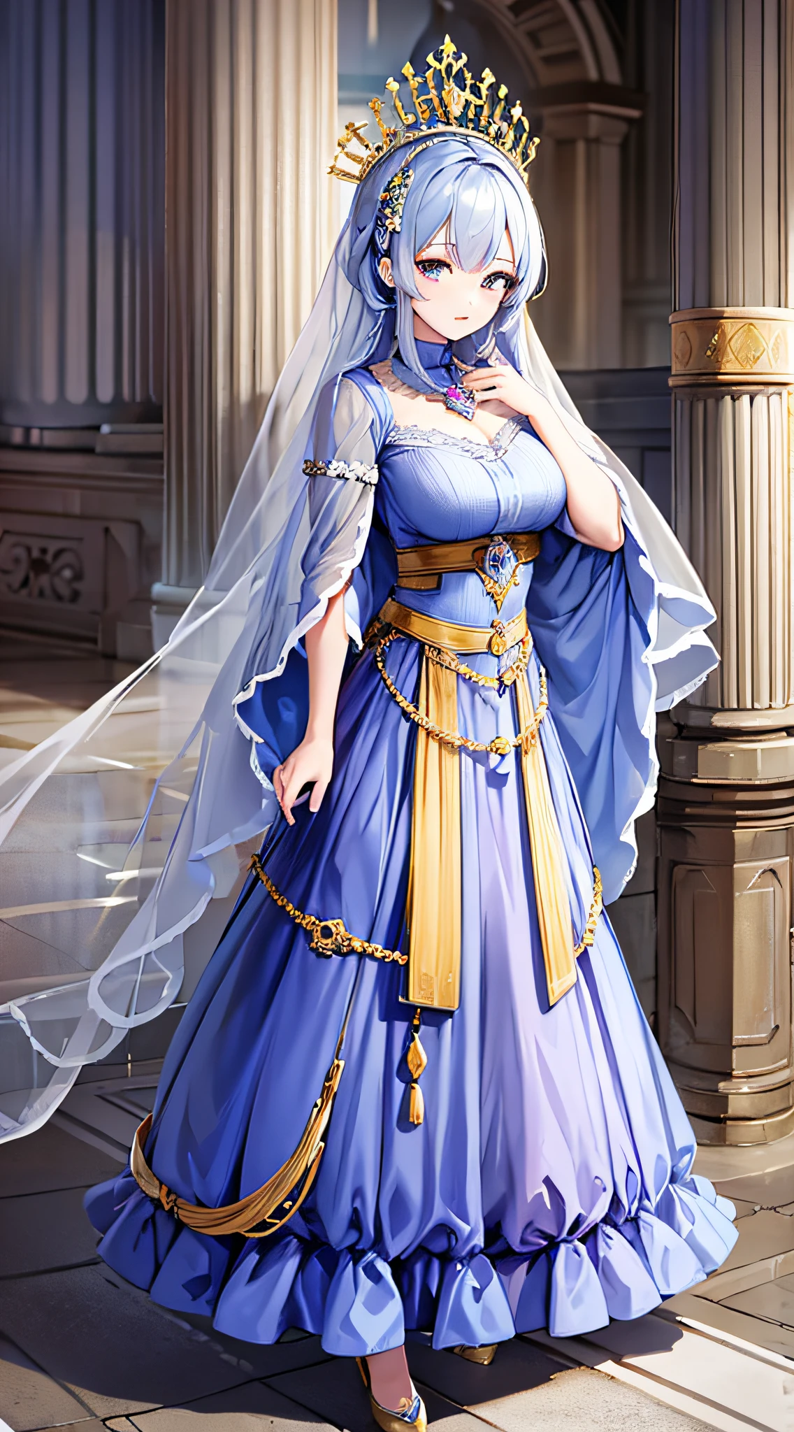 Royal sister mature woman full body photo