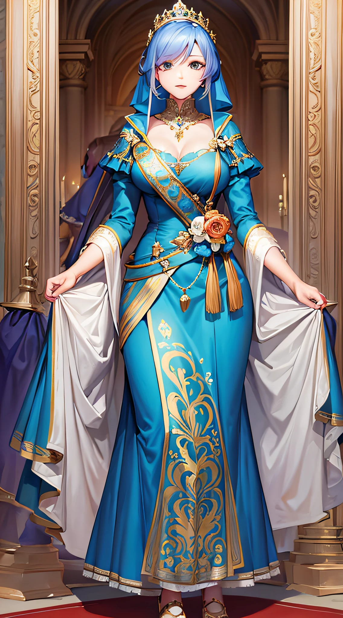Royal sister mature woman full body photo