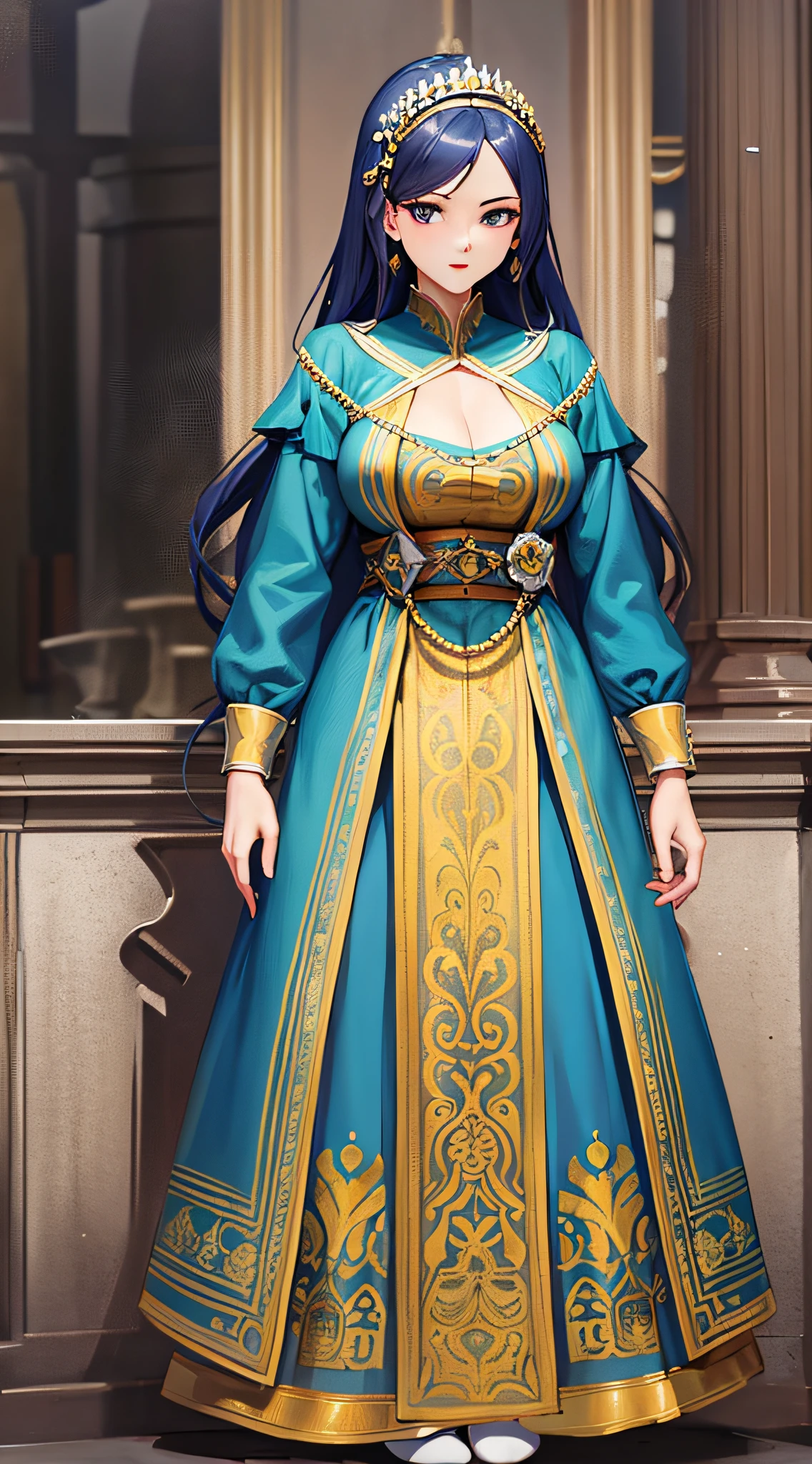 Royal sister mature woman full body photo
