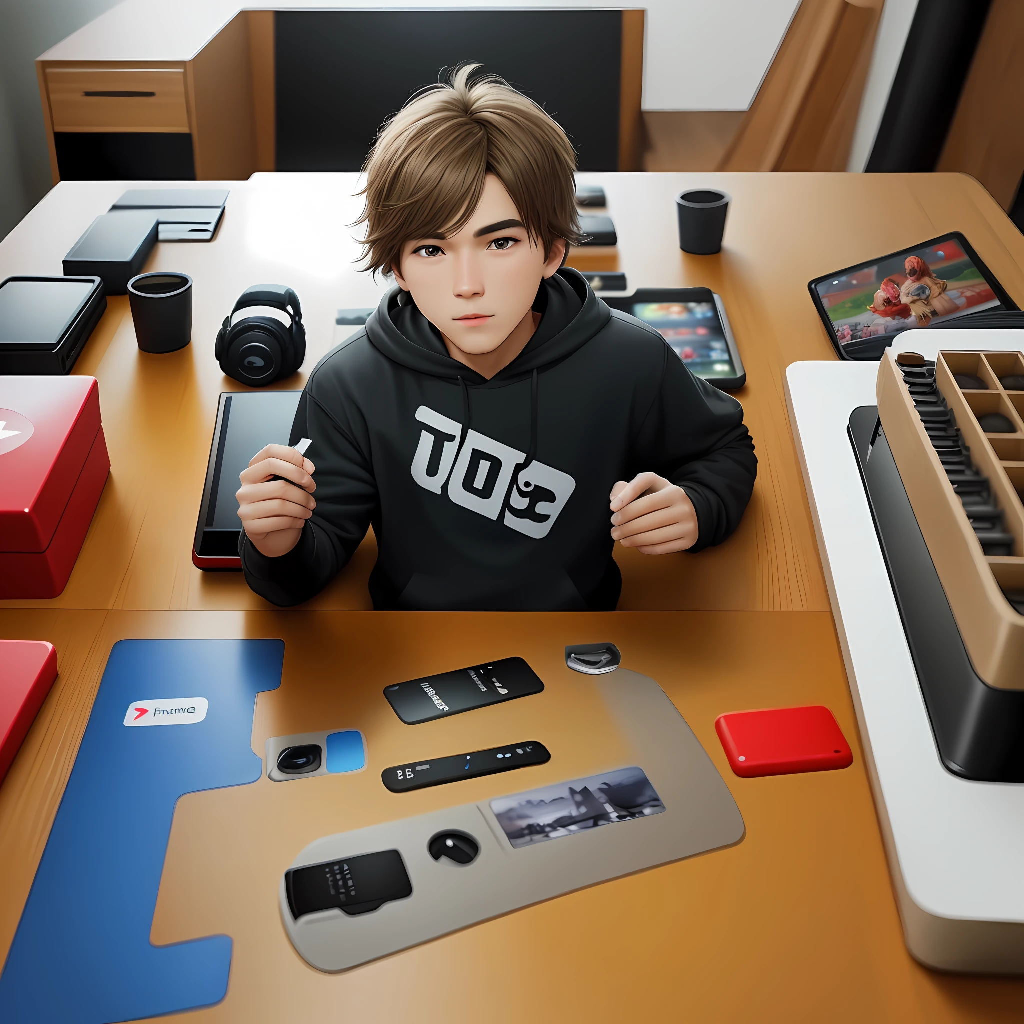 Create a YouTube channel photo of app and games
