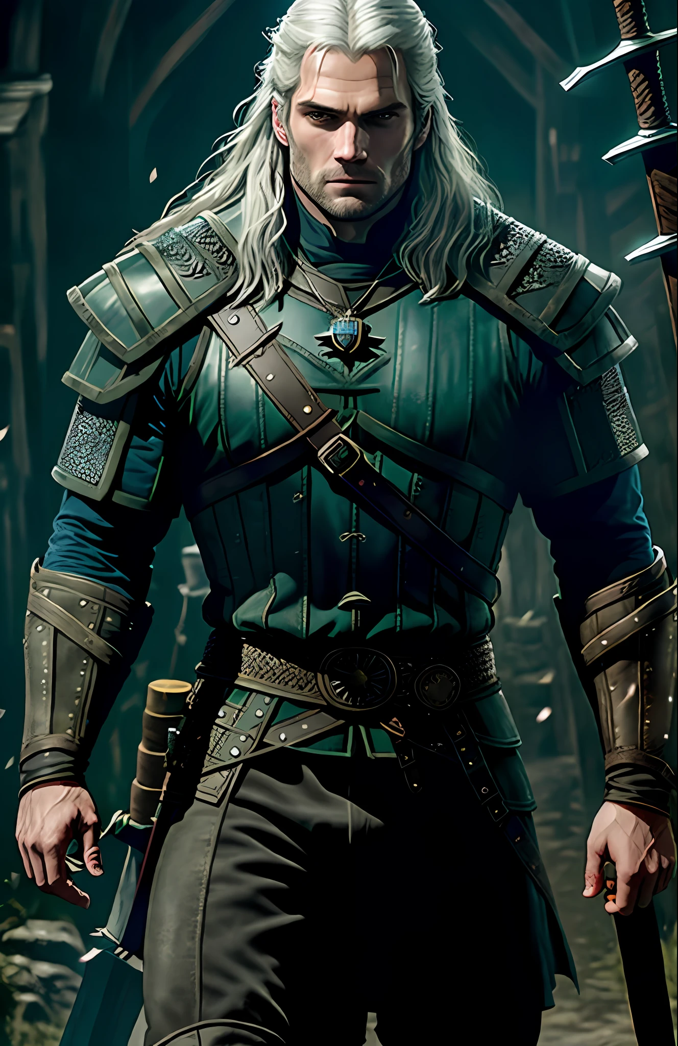 Henry Cavill as The Witcher Geralt de Rivia