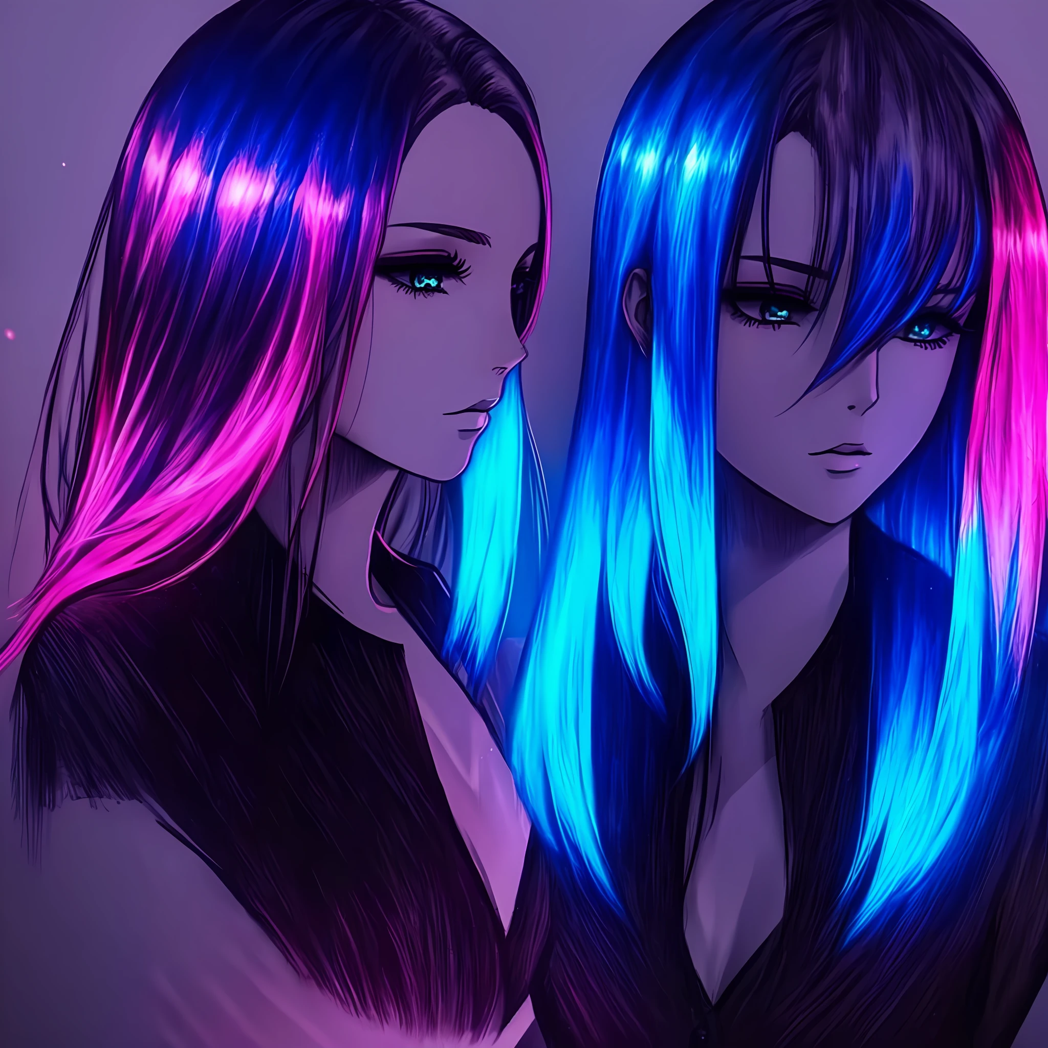 frorescent hair color