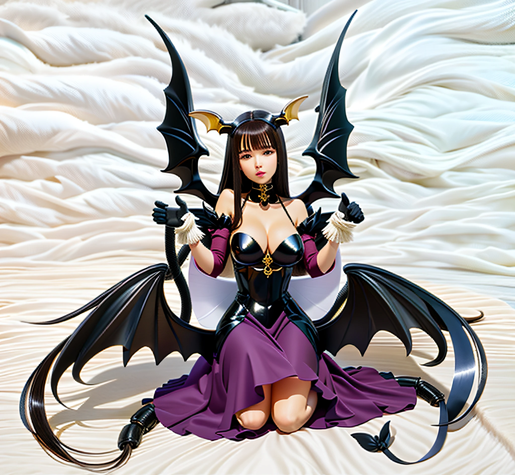 (detailed description) (best quality) anime succubus angel