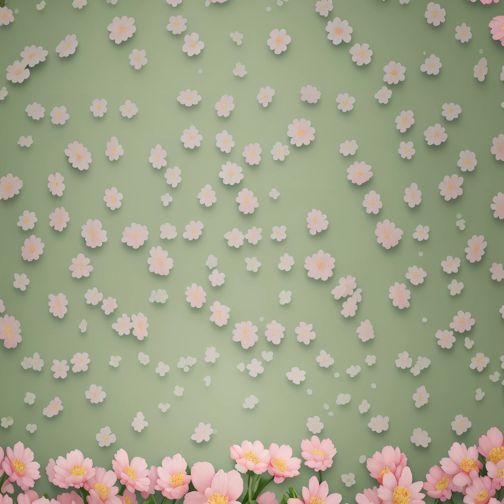 seamless pattern for wallpaper, mini flowers, aquarelle