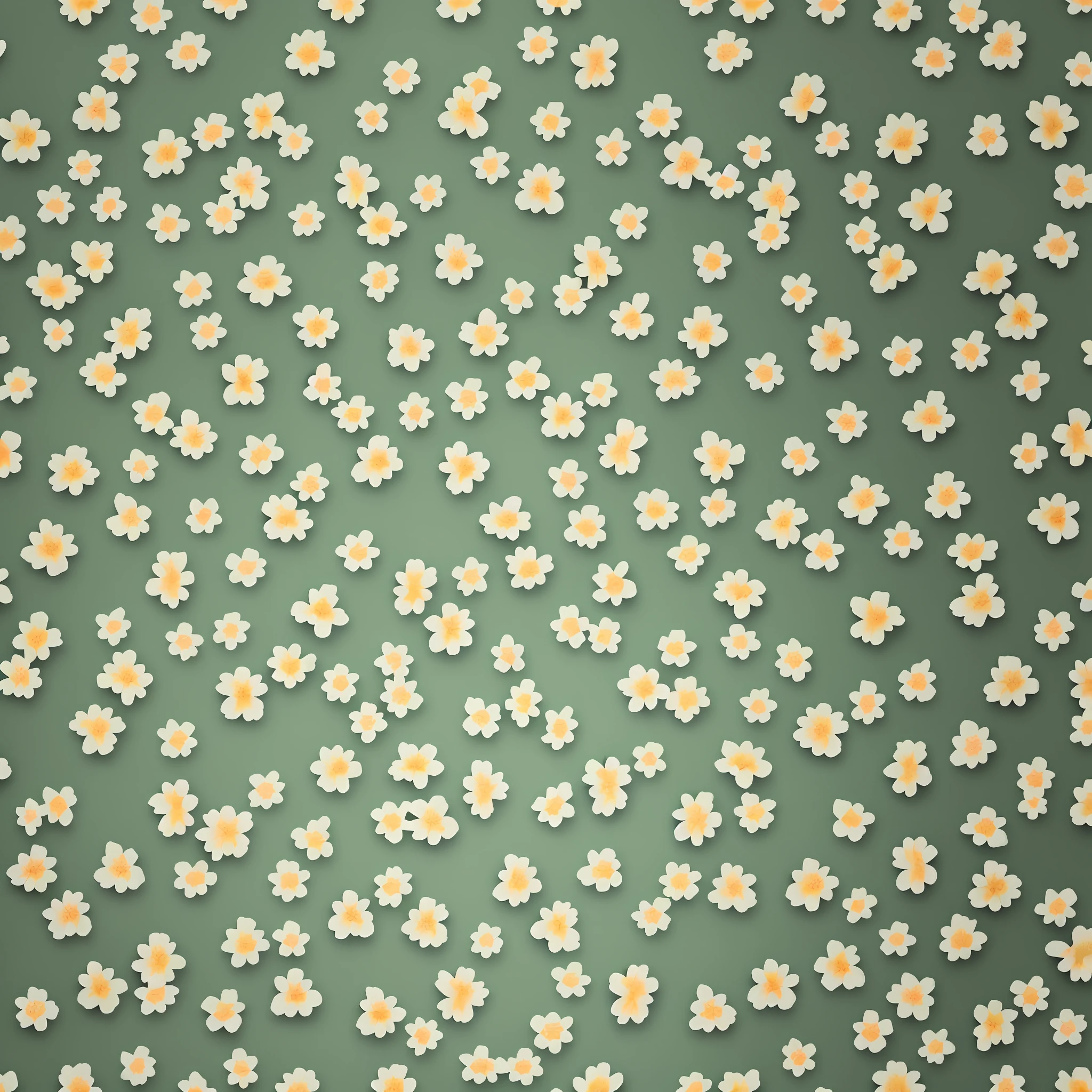 seamless pattern for wallpaper, mini flowers, aquarelle