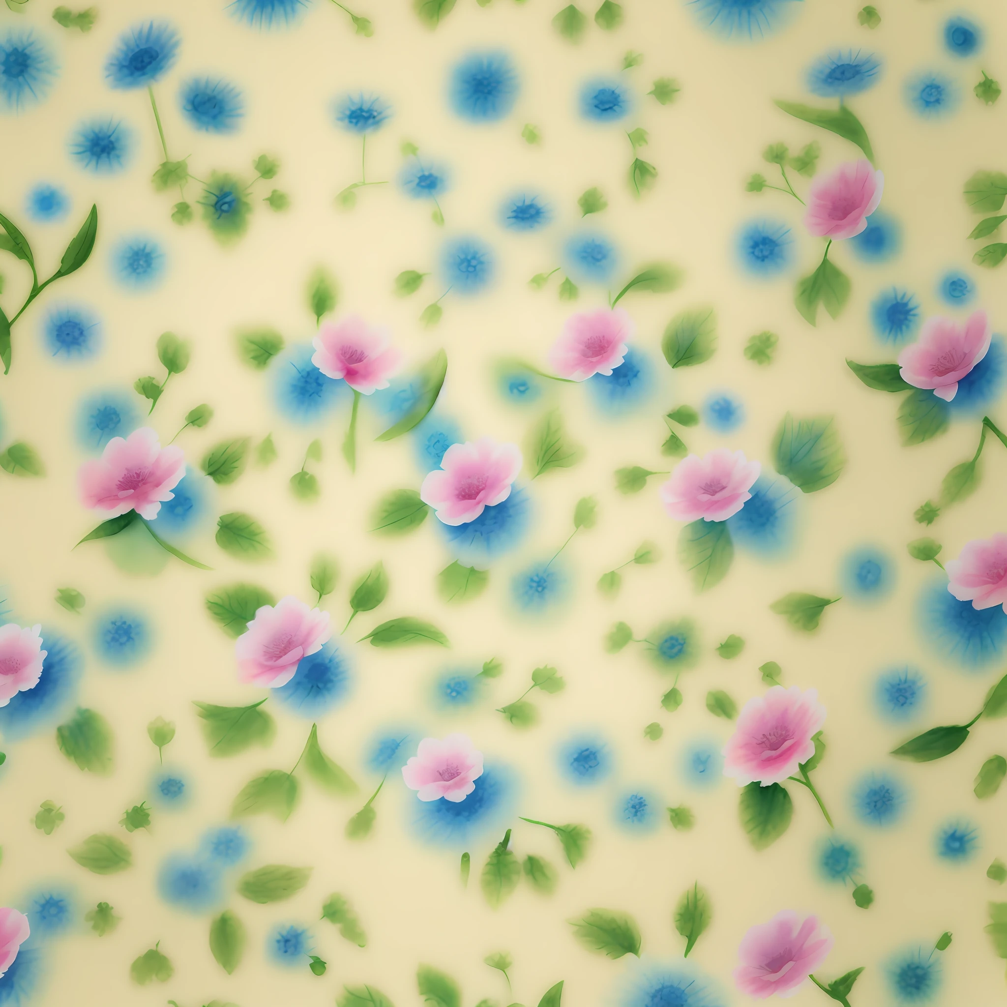 seamless pattern for wallpaper, mini flowers, aquarelle