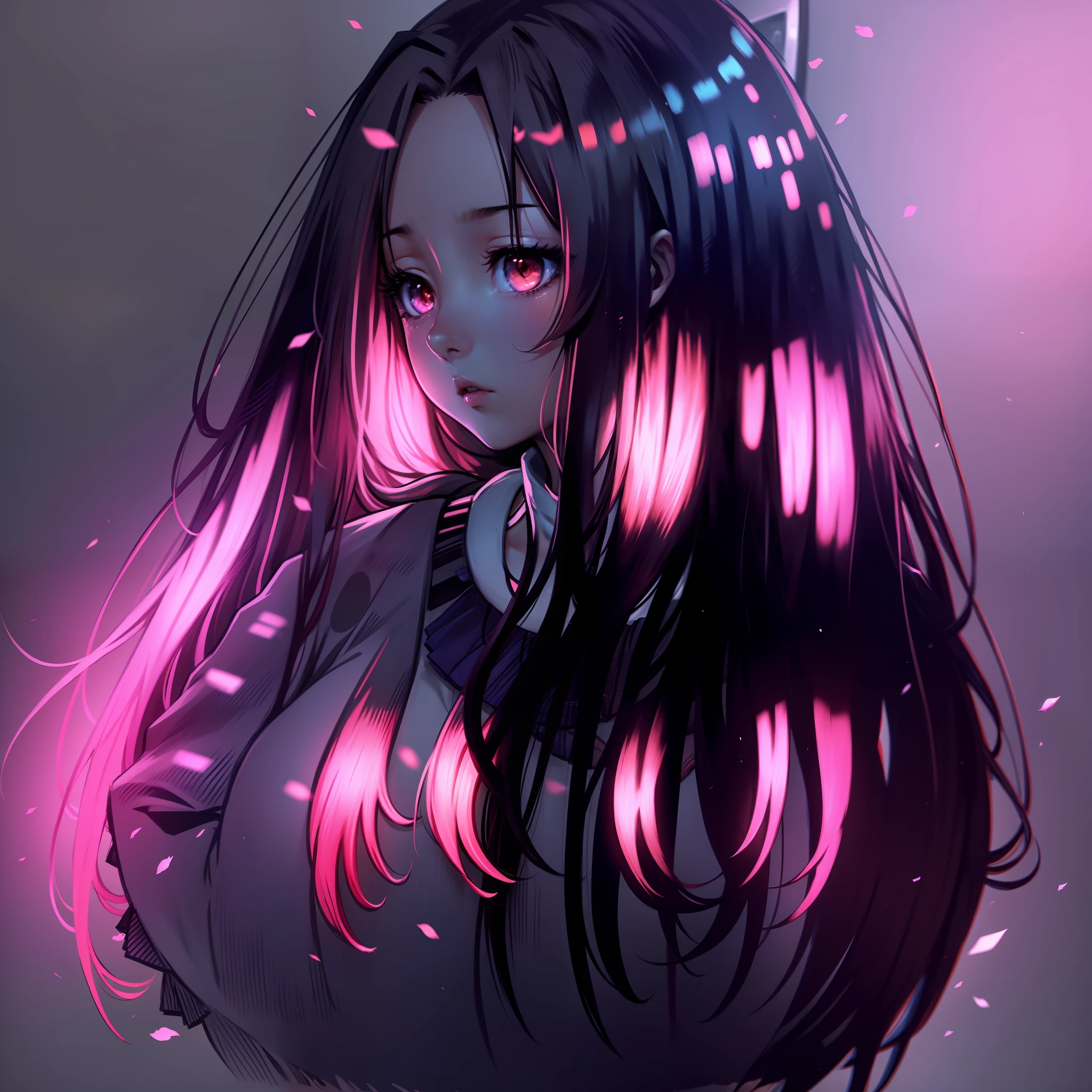 anime girl long hair