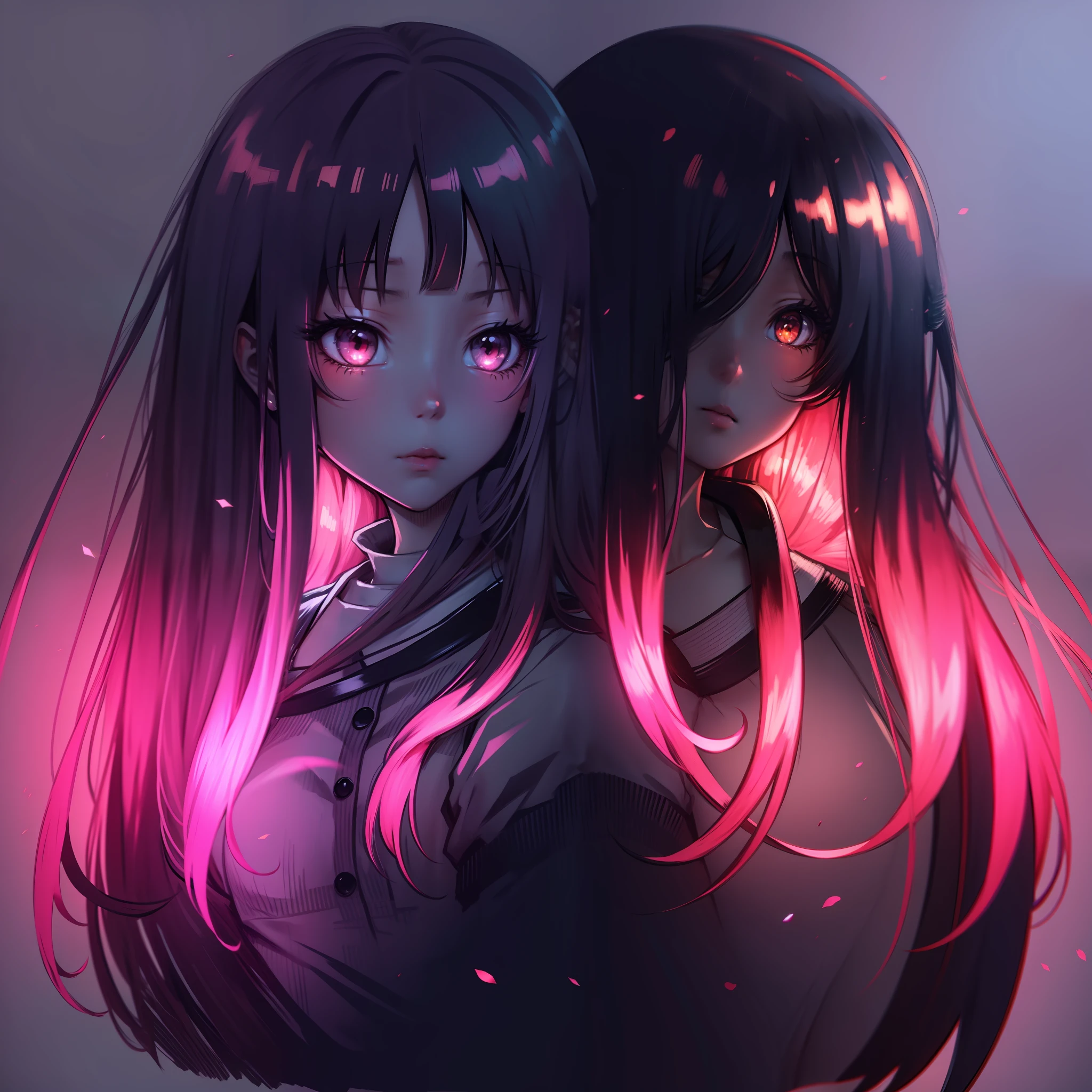 anime girl long hair