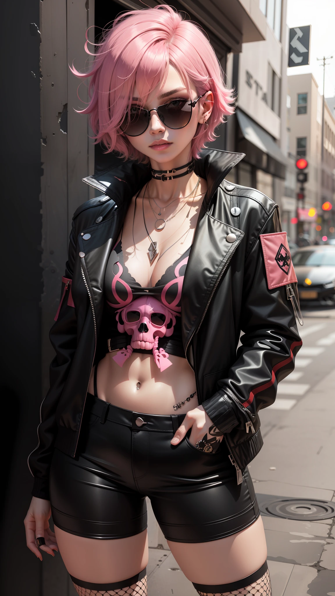 Pure black sunglasses