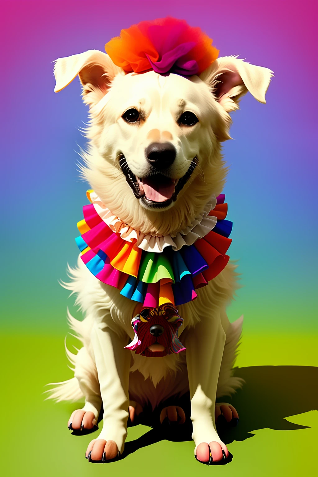 Raise a clown dog