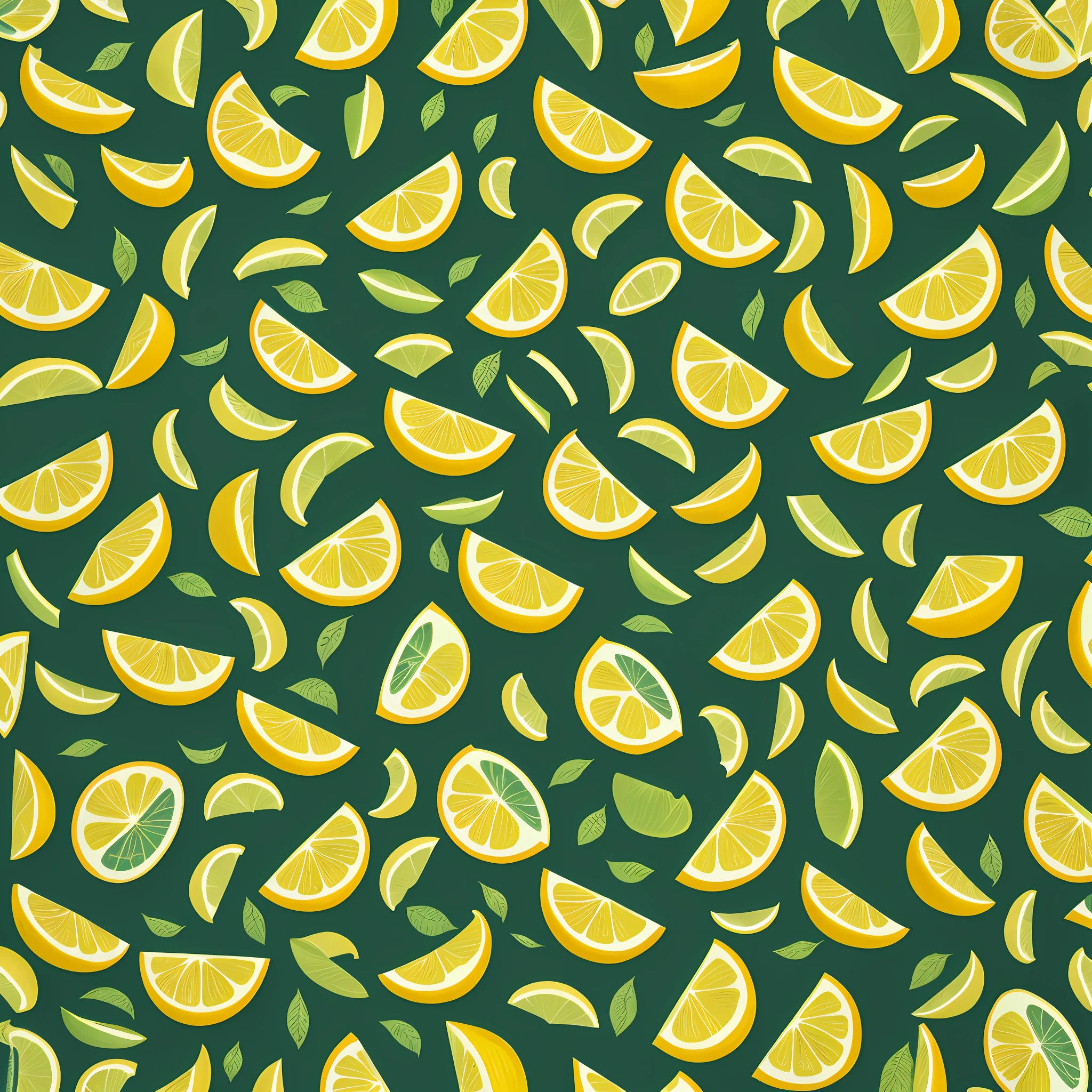 seamless pattern for print t-shirt of cicilian lemon