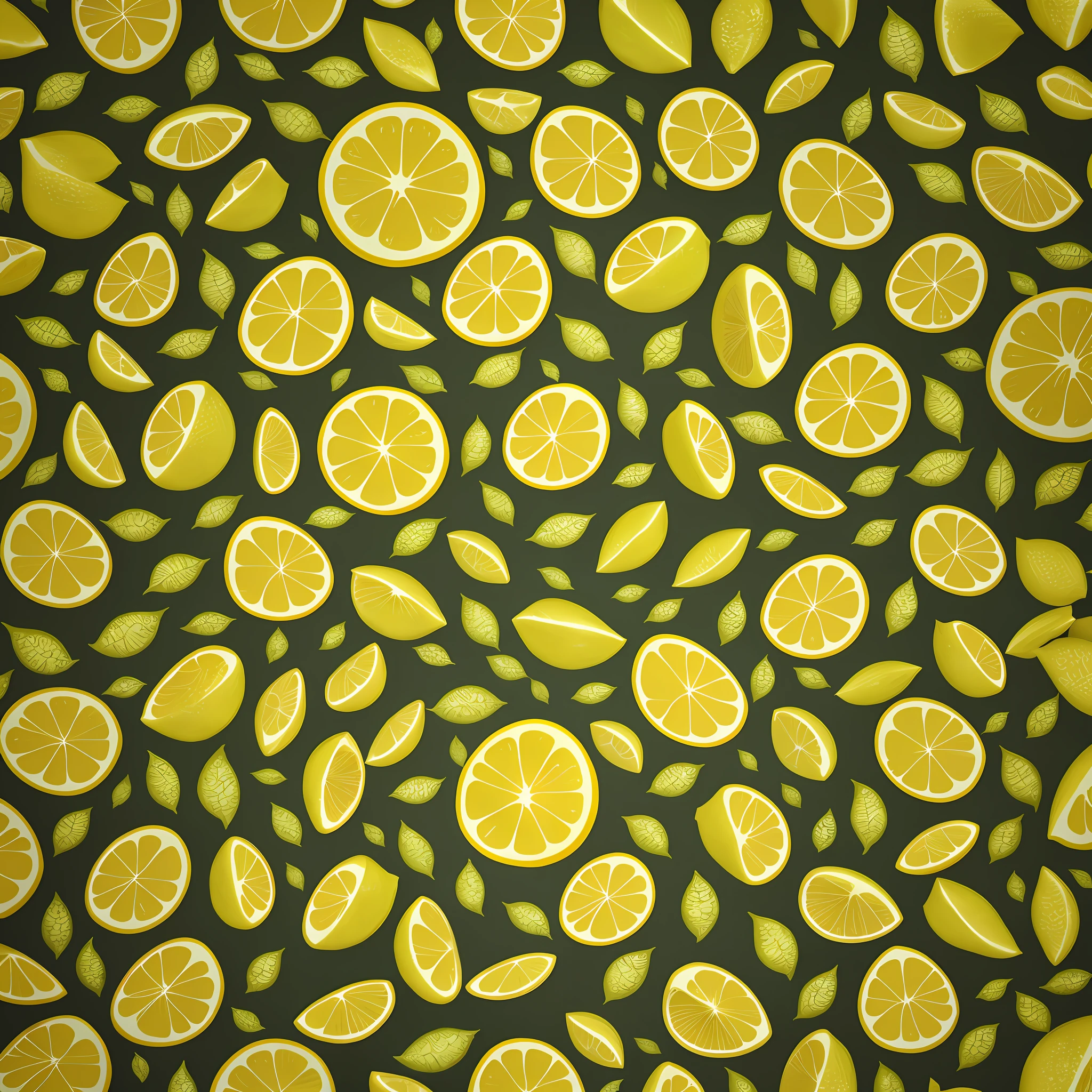 seamless pattern for print t-shirt of cicilian lemon