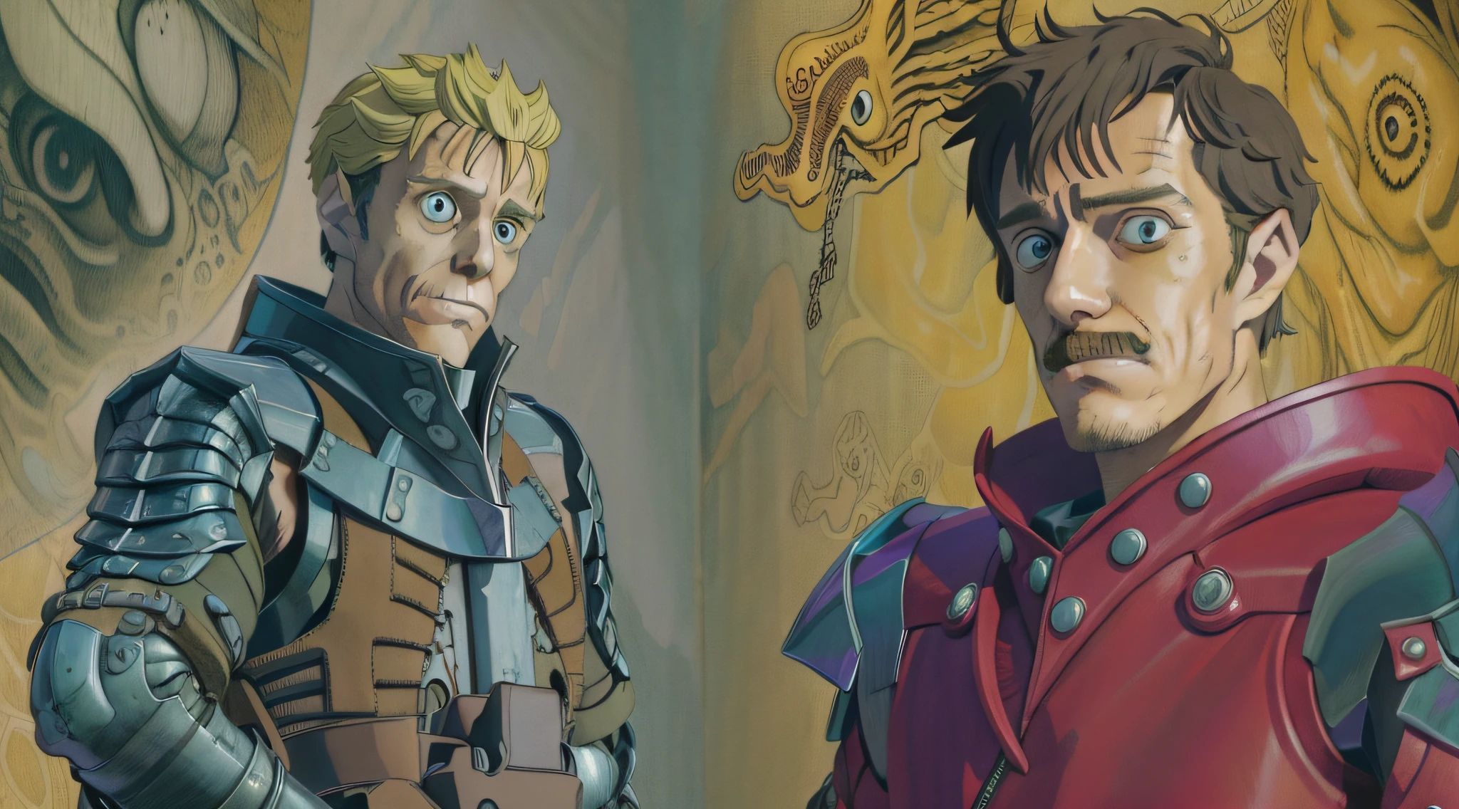 thick mustache