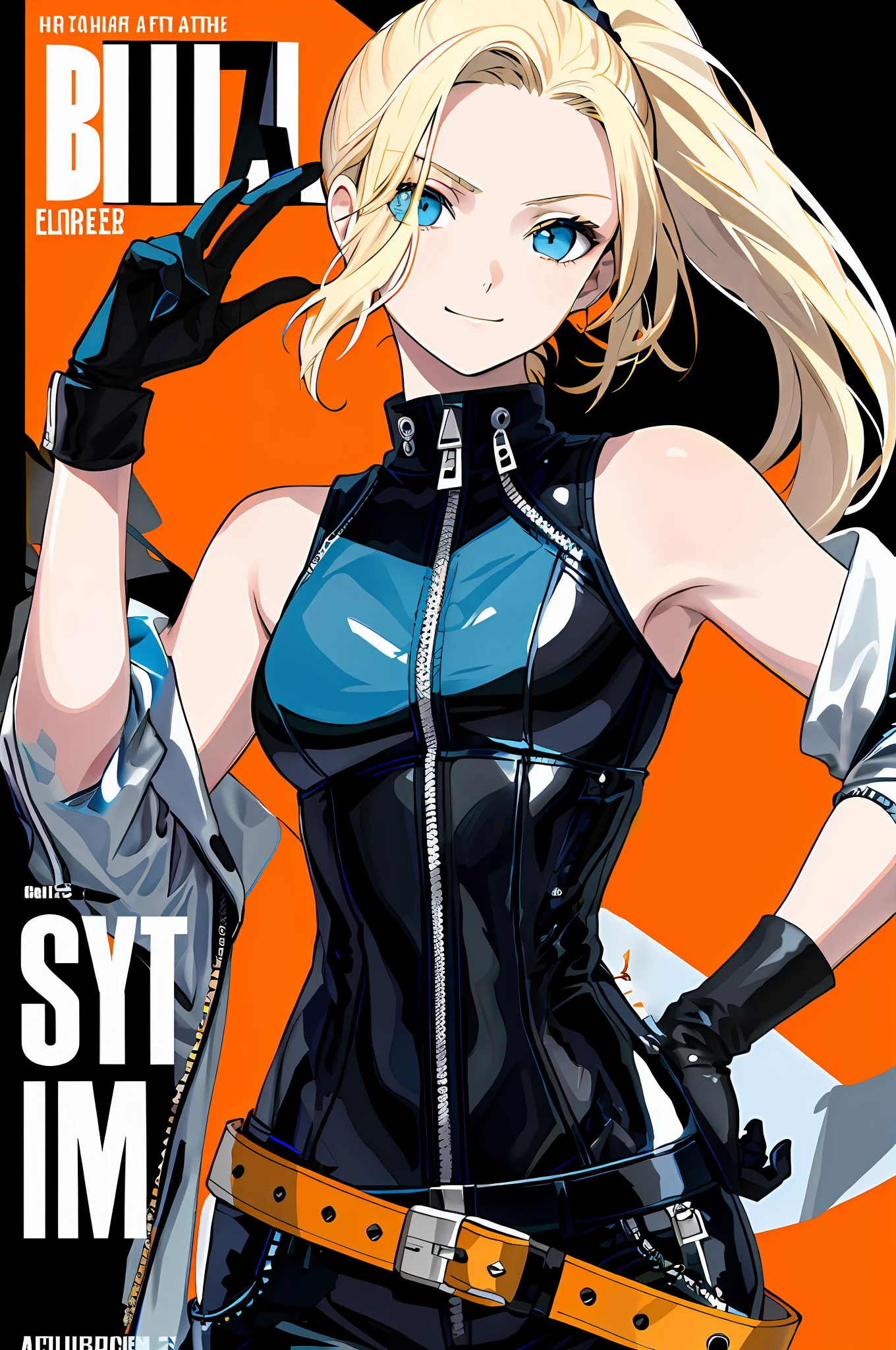 Black leather