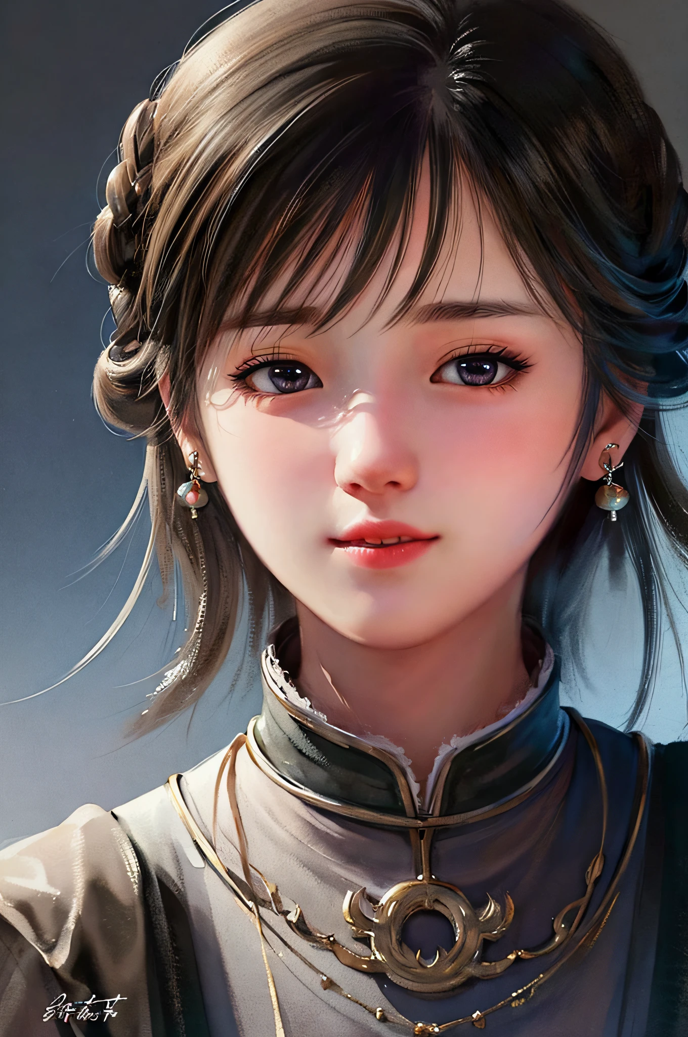 stechu,(white background:1.4), ((tachi-e)), original,(illustration:1.1),(best quality),(masterpiece:1.1),(extremely detailed CG unity 8k wallpaper:1.1), (colorful:0.9),(panorama shot:1.4),(solo:1.2), (ink splashing),(color splashing),((watercolor)), clear sharp focus,{ 1girl standing },((korean style )),flower background,outdoors,rocks, looking at viewer, make happy expressions,soft smile,pure,beautyfull detailed face and eyes,beautyfull intricacy clothing decorative pattern details, black hair,black eyes,colorwater