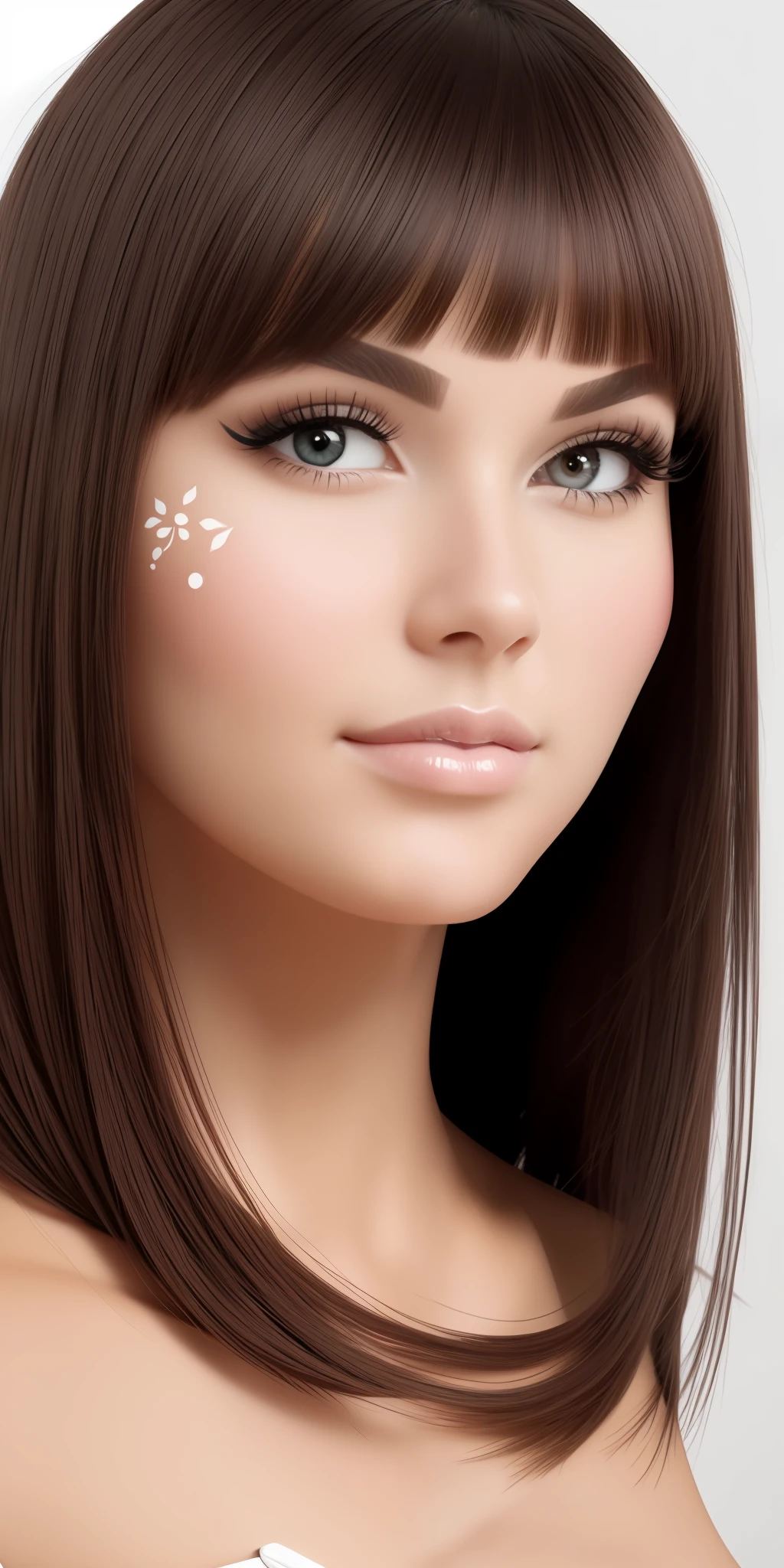 woman face decals