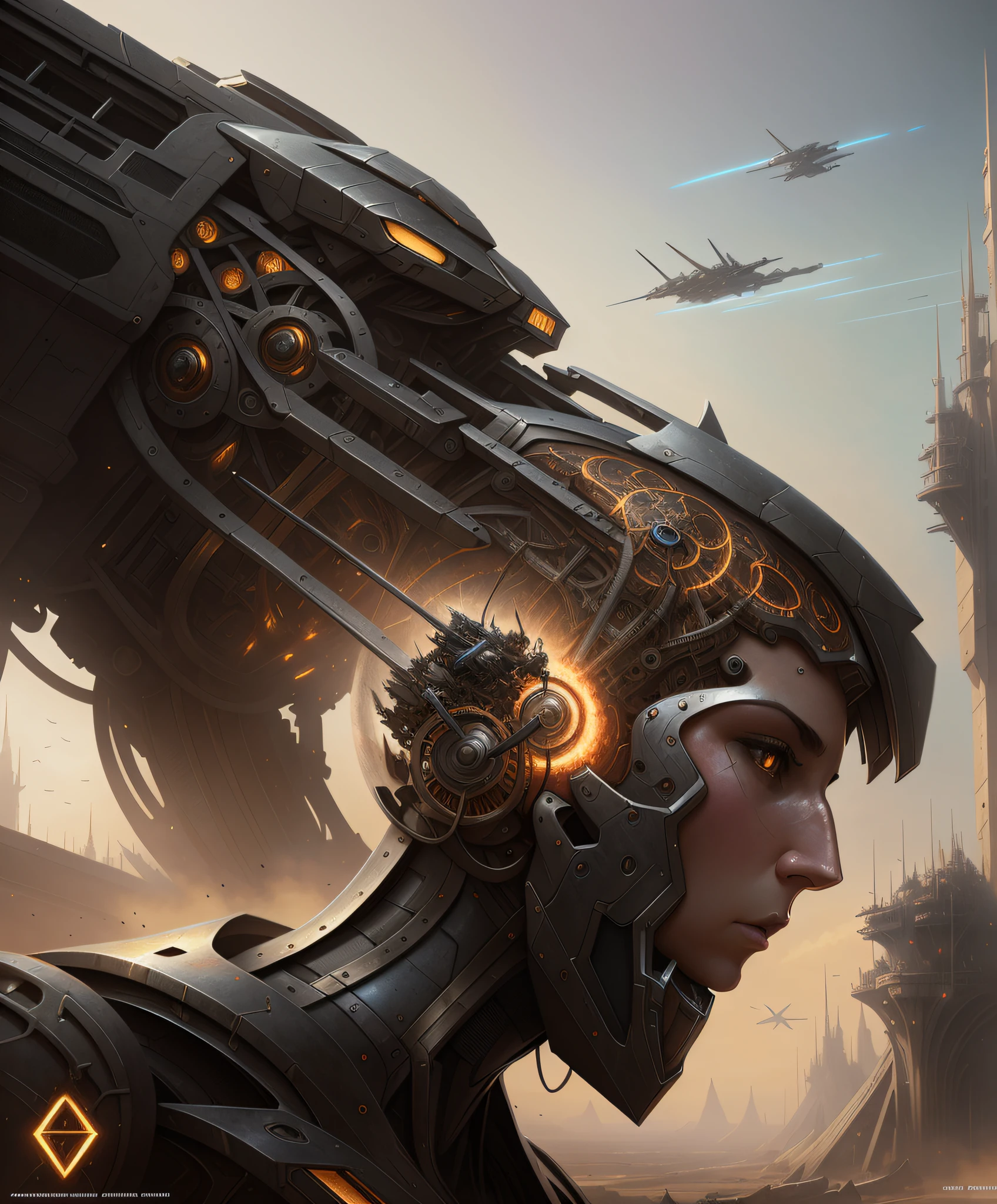 war between man and machine, hyper-realistic environment, Epic concept art war between man and machine, cosmic horror painting, elegant intricate digital painting artstation concept art by mark brooks and brad kunkle detailed war between man and machine, dark fantasy, intricate, elegant, highly detailed, digital painting, artstation, concept art, smooth, sharp focus, illustration, art by artgerm and greg rutkowski and alphonse mucha war between man and machine,!girl,!cocept art, detailed, volumetric, vibrant color scheme, rule of thirds, super detailed, 8k