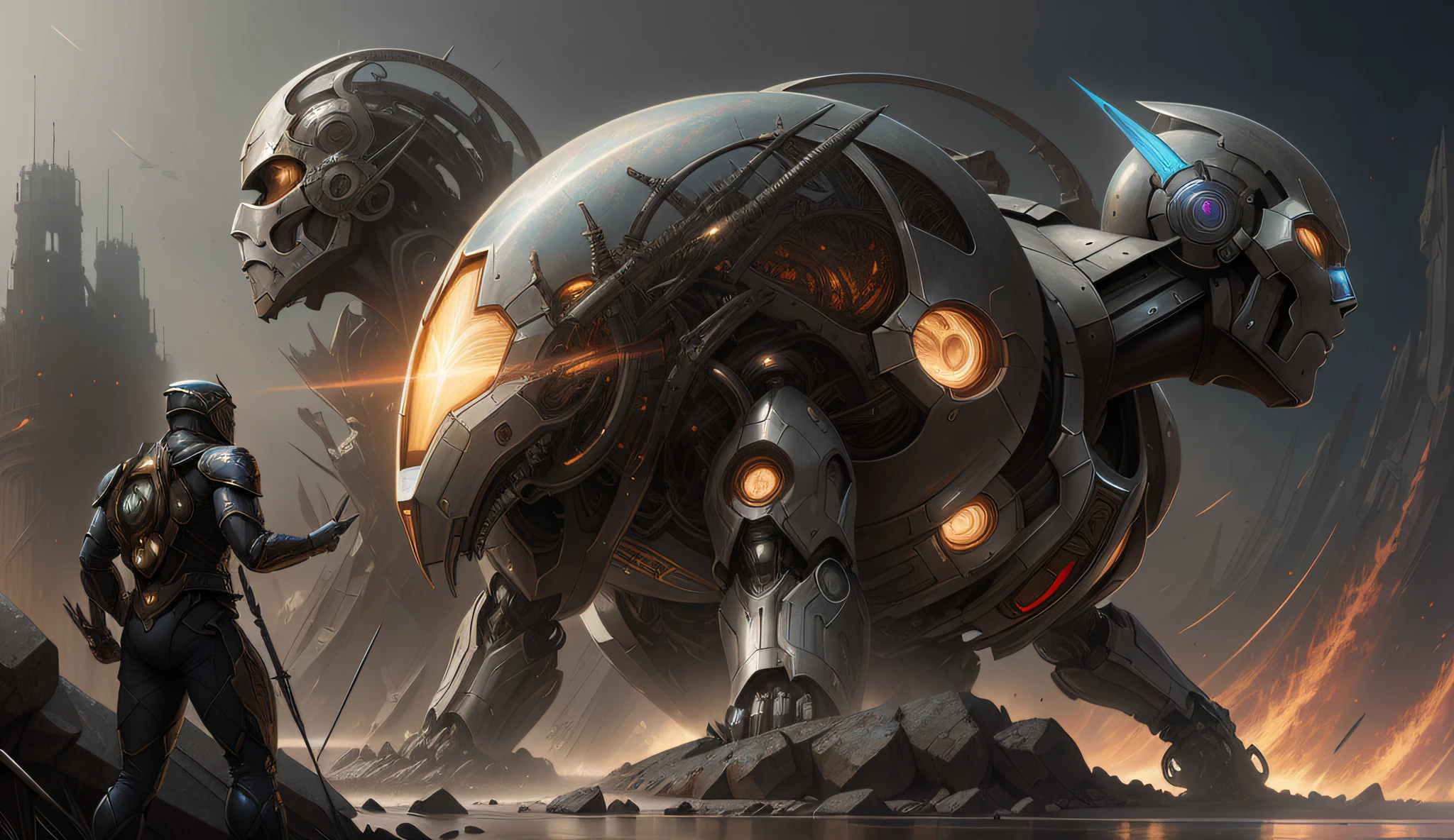 war between man and machine, hyper-realistic environment, Epic concept art
war between man and machine, cosmic horror painting, elegant intricate digital painting artstation concept art by mark brooks and brad kunkle detailed
war between man and machine, dark fantasy, intricate, elegant, highly detailed, digital painting, artstation, concept art, smooth, sharp focus, illustration, art by artgerm and greg rutkowski and alphonse mucha
war between man and machine,!girl,!cocept art, detailed, volumetric, vibrant color scheme, rule of thirds, super detailed, 8k