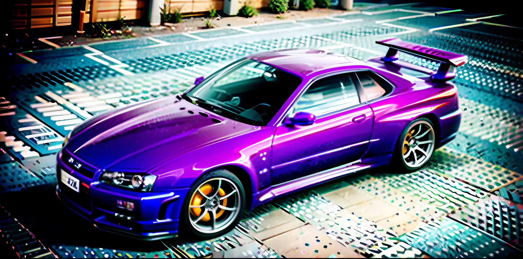 Gtr r35 in downtown sao paulo brazil