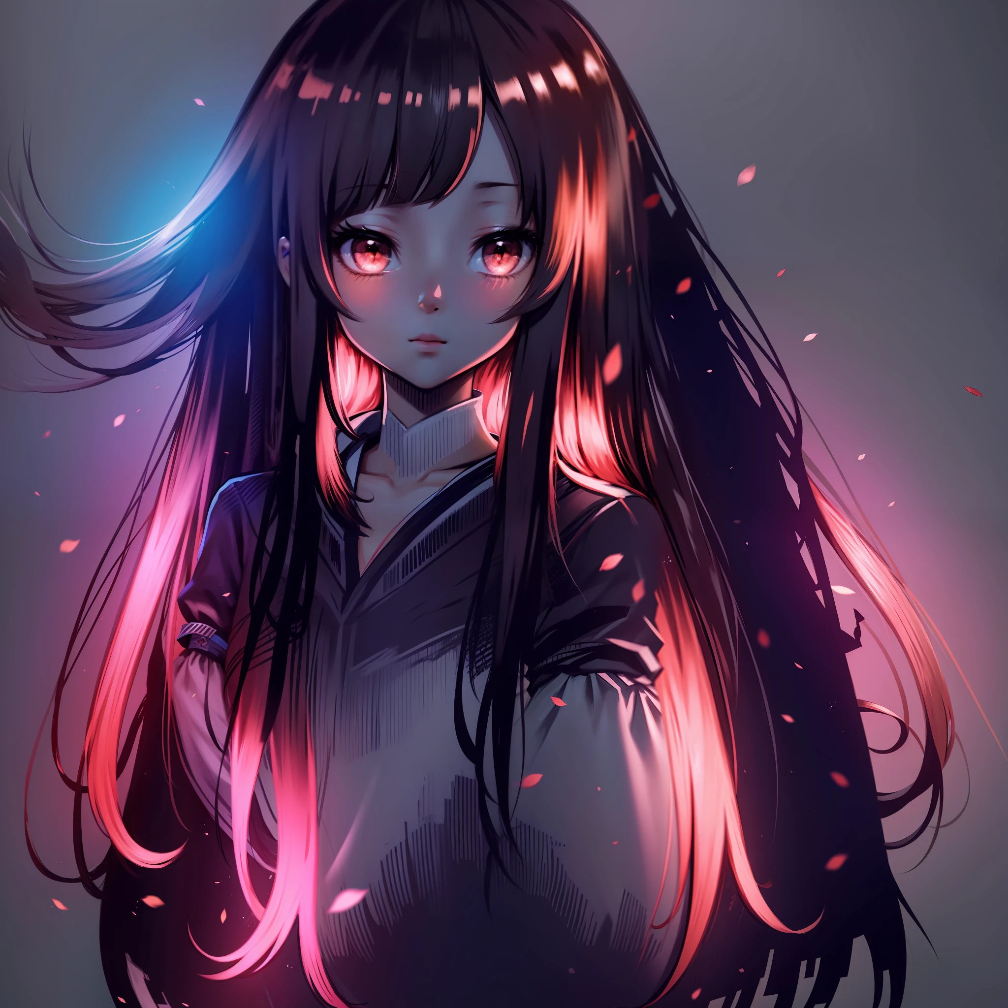 anime girl long hair