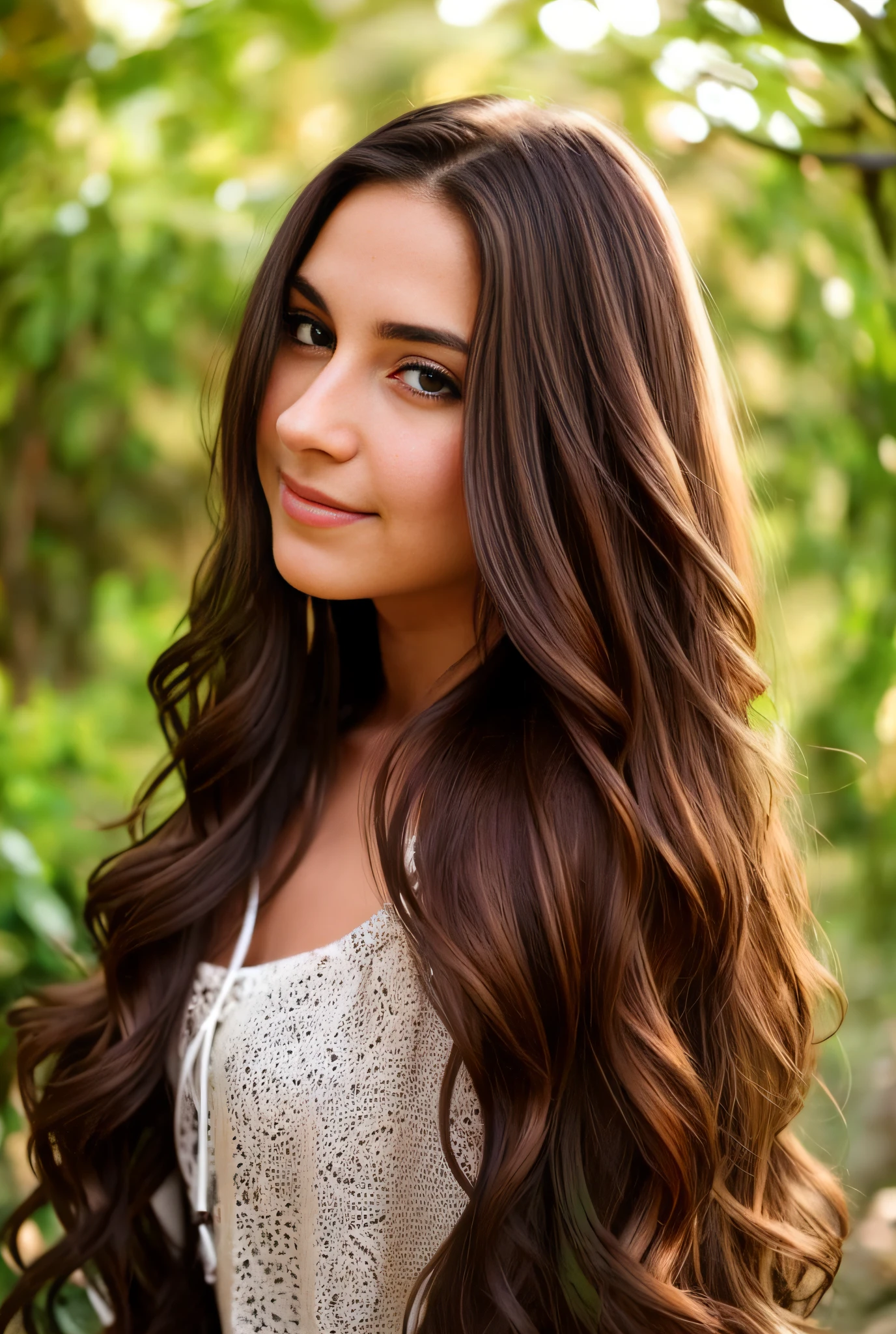 arafed woman with long brown hair and a black dress, girl with dark brown hair, girl with brown hair, attractive brown hair woman, photo of a beautiful woman, beautiful long brown hair, brown dark hair, long flowing brown hair, a beautiful young woman, long brown hair, long coffee brown hair, brown colored long hair, natural brown hair