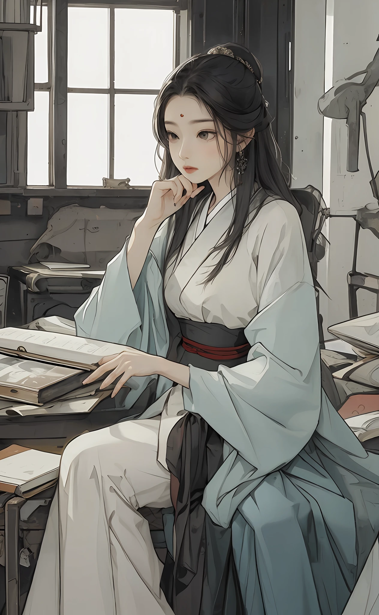 read a book